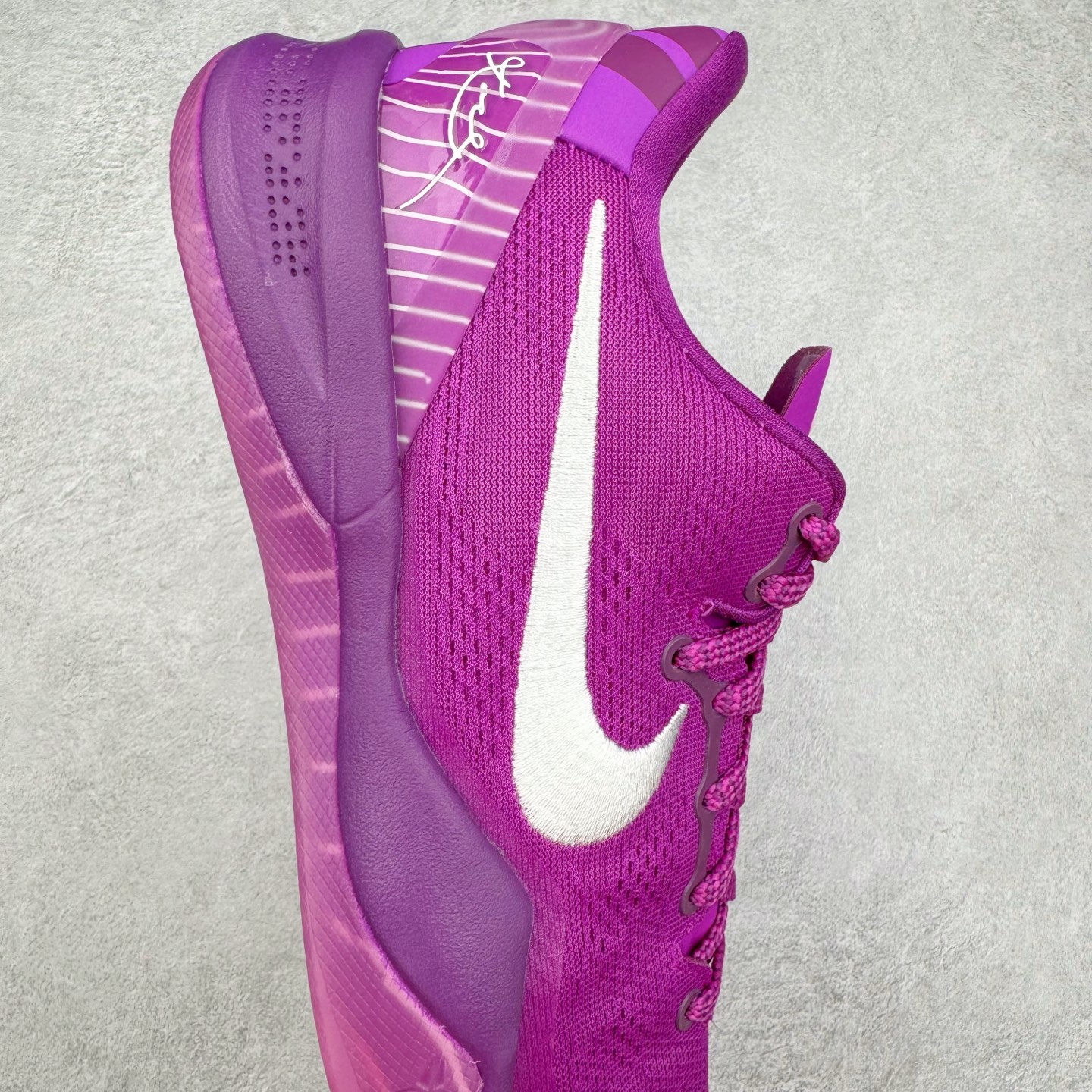 图片[7]-＃GX NK Zoom Kobe Ⅷ System 科比8代复刻实战运动低帮文化篮球鞋 Eybl 紫色 HJ7265-500 完美复刻公司货 React科技鞋垫加持 实战配置直接拉满 原楦纸板开发 鞋身流线型、后跟塑形 区分土肥圆 原厂针织鞋面一针一线匹配原版 全身鞋材卡料色独家定制 唯一万针立体刺绣SWOOSH 真实底模最大50.5 实战利器 专供海外市场 独立原厂模具 首批不拼图大几率过验 亲测已过 支持各种高强度实战 无需担心 补货周期极长 脚宽建议买大半码 科比系列前掌偏窄 支持七天无理由退换 尺码： 40 40.5 41 42 42.5 43 44 44.5 45 46 47.5 48.5 49.5 50.5-选品中心