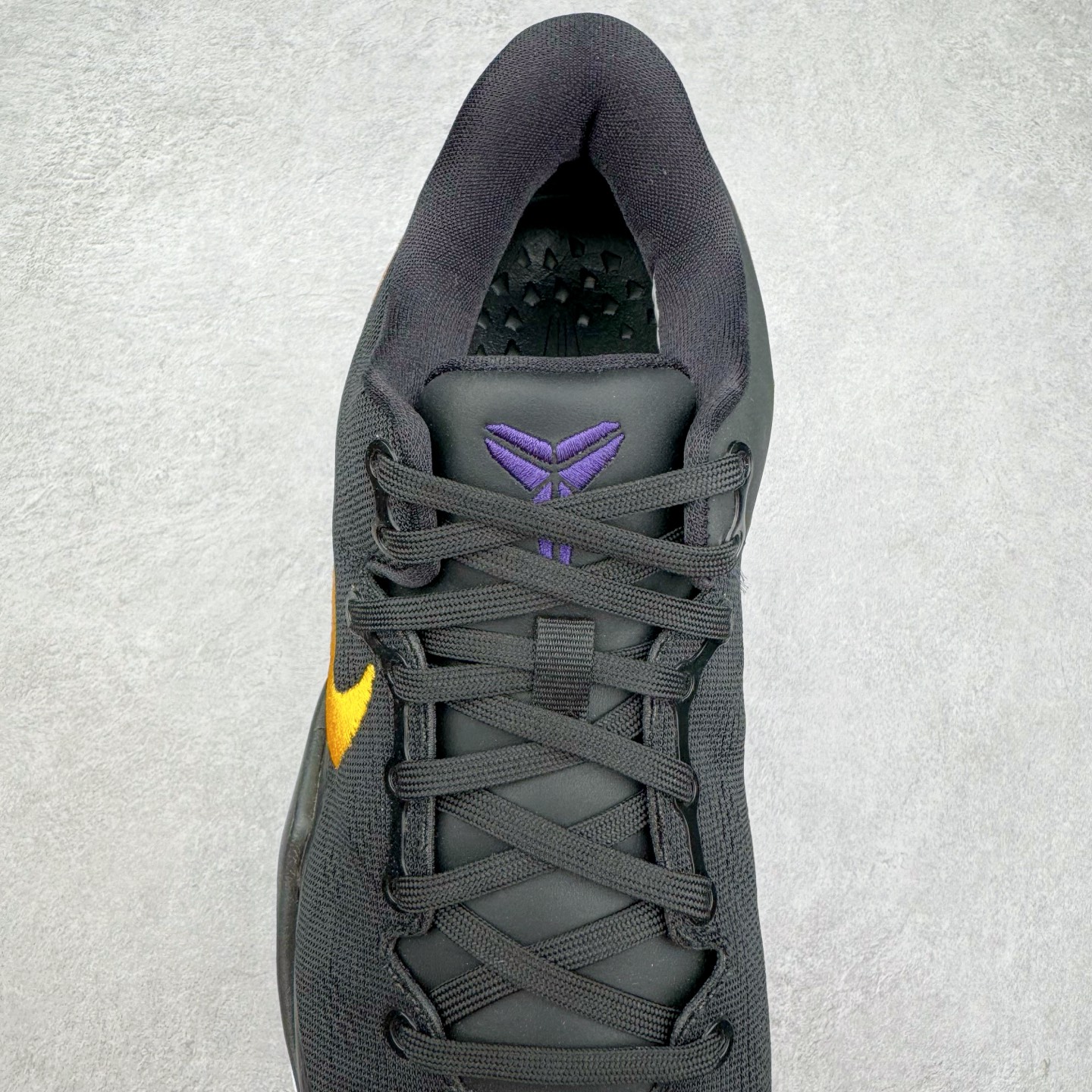 图片[5]-＃GX NK Zoom Kobe Ⅷ System 科比8代复刻实战运动低帮文化篮球鞋 黑紫黄 HF9550-001 完美复刻公司货 React科技鞋垫加持 实战配置直接拉满 原楦纸板开发 鞋身流线型、后跟塑形 区分土肥圆 原厂针织鞋面一针一线匹配原版 全身鞋材卡料色独家定制 唯一万针立体刺绣SWOOSH 真实底模最大50.5 实战利器 专供海外市场 独立原厂模具 首批不拼图大几率过验 亲测已过 支持各种高强度实战 无需担心 补货周期极长 脚宽建议买大半码 科比系列前掌偏窄 支持七天无理由退换 尺码： 40 40.5 41 42 42.5 43 44 44.5 45 46 47.5 48.5 49.5 50.5-选品中心