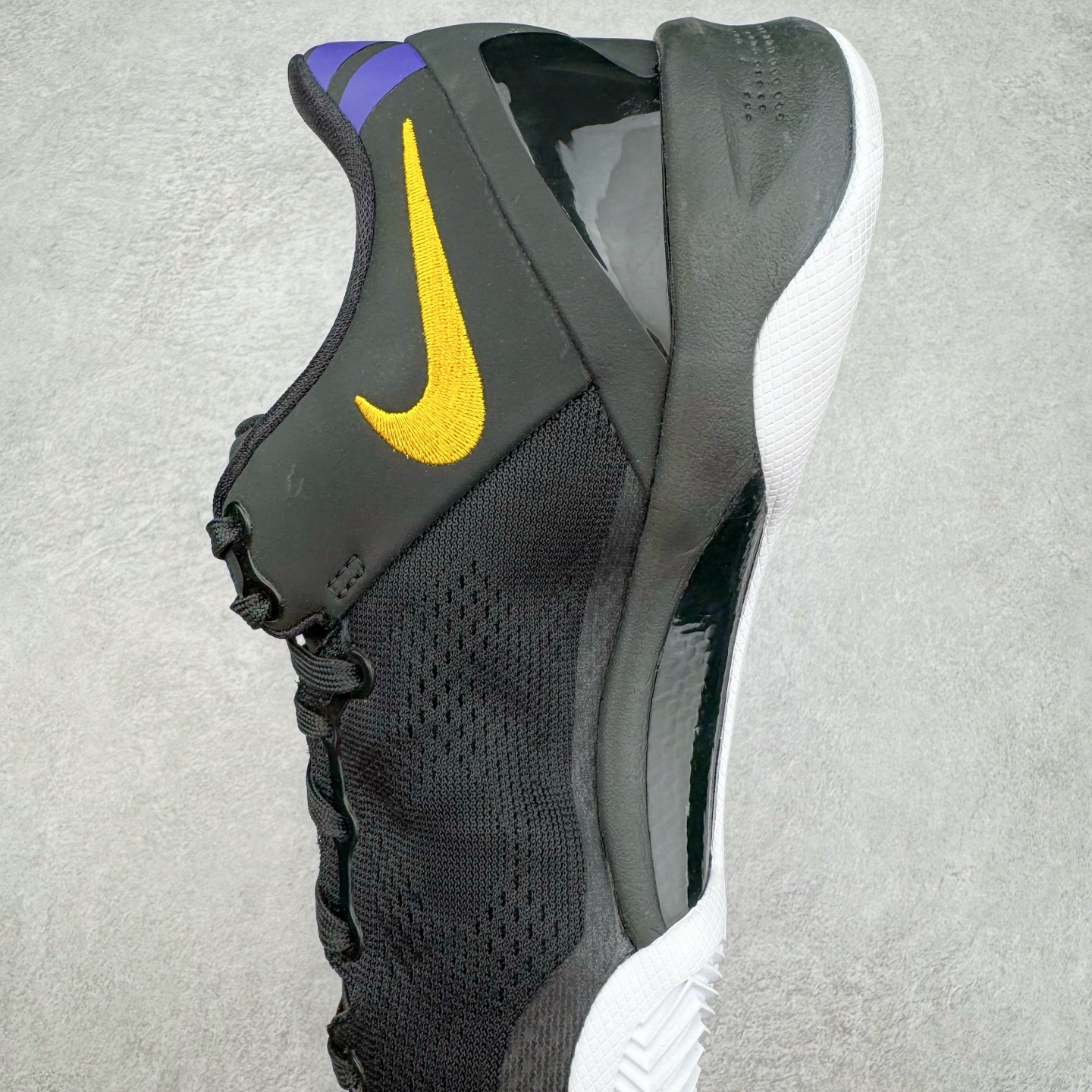 图片[7]-＃GX NK Zoom Kobe Ⅷ System 科比8代复刻实战运动低帮文化篮球鞋 黑紫黄 HF9550-001 完美复刻公司货 React科技鞋垫加持 实战配置直接拉满 原楦纸板开发 鞋身流线型、后跟塑形 区分土肥圆 原厂针织鞋面一针一线匹配原版 全身鞋材卡料色独家定制 唯一万针立体刺绣SWOOSH 真实底模最大50.5 实战利器 专供海外市场 独立原厂模具 首批不拼图大几率过验 亲测已过 支持各种高强度实战 无需担心 补货周期极长 脚宽建议买大半码 科比系列前掌偏窄 支持七天无理由退换 尺码： 40 40.5 41 42 42.5 43 44 44.5 45 46 47.5 48.5 49.5 50.5-选品中心