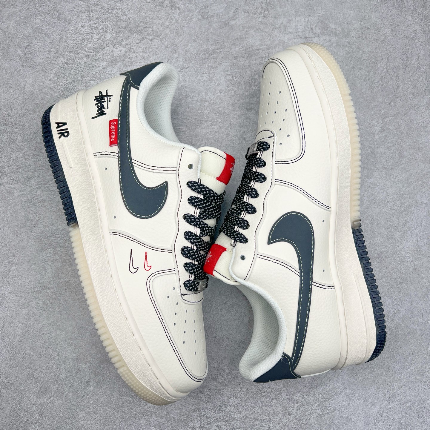 图片[3]-NK Air Force 1´07 Low 空军一号低帮百搭休闲运动板鞋 HH7518-036 柔软、弹性十足的缓震性能和出色的中底设计 横跨复古与现代的外型结合 造就出风靡全球 三十多年的Force 1 直到今天还深受青睐 实拍调校N版已经零色差零失真 百分百还原实物色彩所见即所得 不存在货不对板色差等低级问题 选购参考实物拍摄 不混卖不参货 只用心做好货严格选品 承诺混一赔十 尺码：36 36.5 37.5 38 38.5 39 40 40.5 41 42 42.5 43 44 44.5 45-选品中心