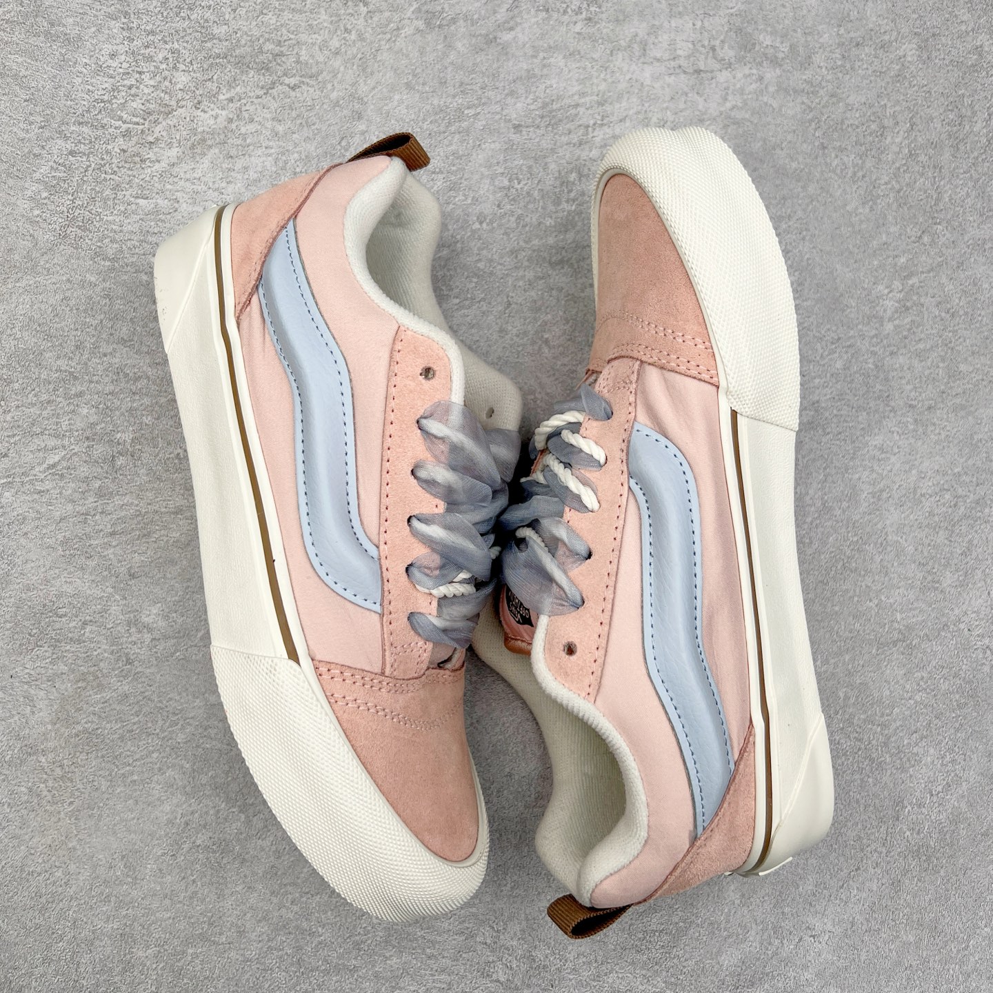 图片[3]-Vans Knu Skool 丝绸粉紫 范斯官方 复古休闲低帮面包鞋 肥胖版立体大Logo 男女同款 货号：VN000D75F94 尺码：35 36 36.5 37 38 38.5 39 40 40.5 41 42 42.5 43 44-选品中心