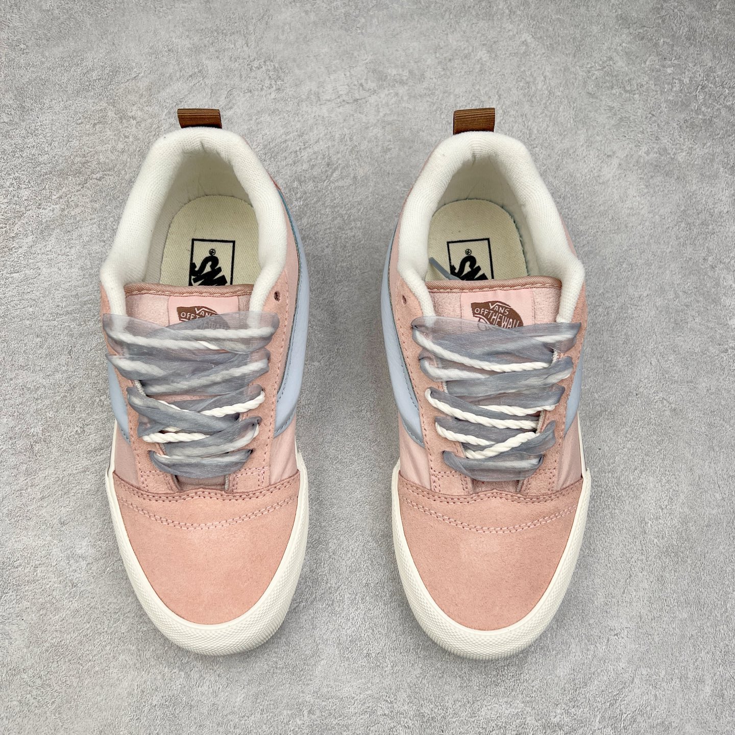 图片[2]-Vans Knu Skool 丝绸粉紫 范斯官方 复古休闲低帮面包鞋 肥胖版立体大Logo 男女同款 货号：VN000D75F94 尺码：35 36 36.5 37 38 38.5 39 40 40.5 41 42 42.5 43 44-选品中心