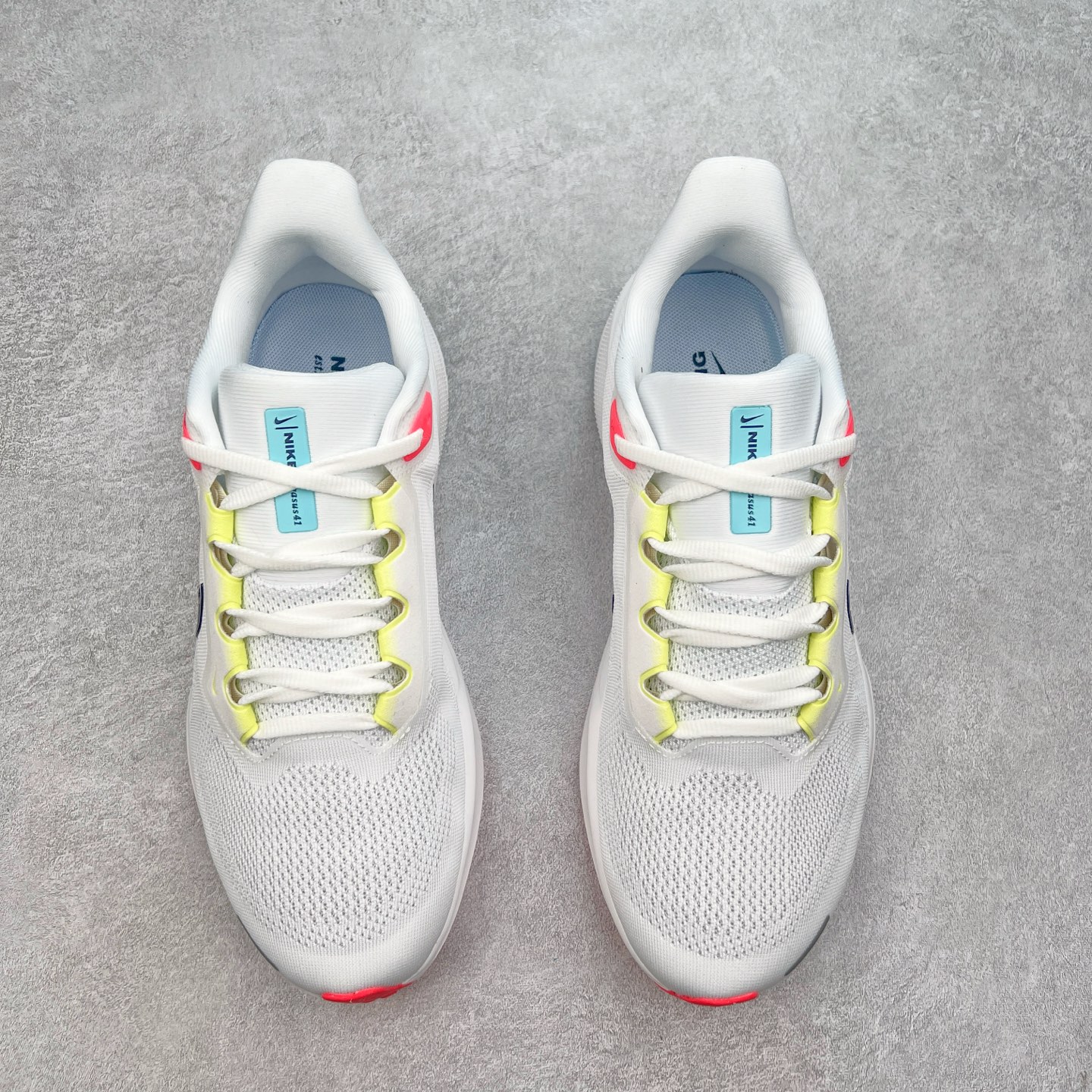 图片[2]-＃特价福利 NK Zoom Pegasus 飞马41代马拉松系列网面透气缓震疾速跑鞋 拥有 Zoom Air 一如既往的稳定感和流畅感 鞋面采用工程网眼设计 为特定高热区域营造出色透气性 进一步增加鞋面的穿孔数量 让足部能够快速散热 中足搭配 Flywire 飞线 在高速运动时营造舒适稳定的贴合感 内置Zoon气垫加持 动力十足 尺码：36 36.5 37.5 38 38.5 39 40 40.5 41 42 42.5 43 44 44.5 45-选品中心