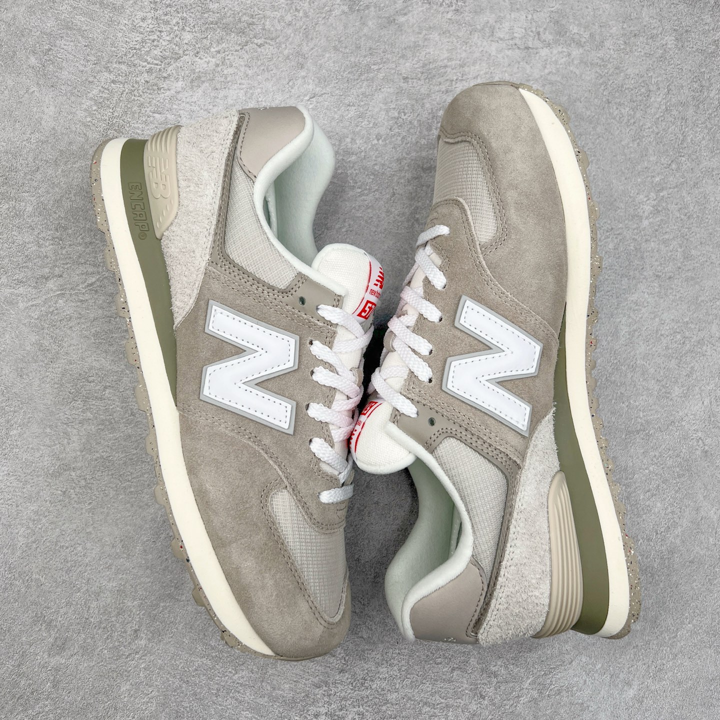 图片[3]-＃纯原 New Balance NB574 新百伦系列复古运动跑鞋 材质细节鞋标处理与正品无差 原版楦型 高弹EVA大底 鞋垫 还原正品脚感 完美走线 ENCAP减震中底 尺码：36 37 37.5 38 38.5 39.5 40 40.5 41.5 42 42.5 43 44 45-选品中心