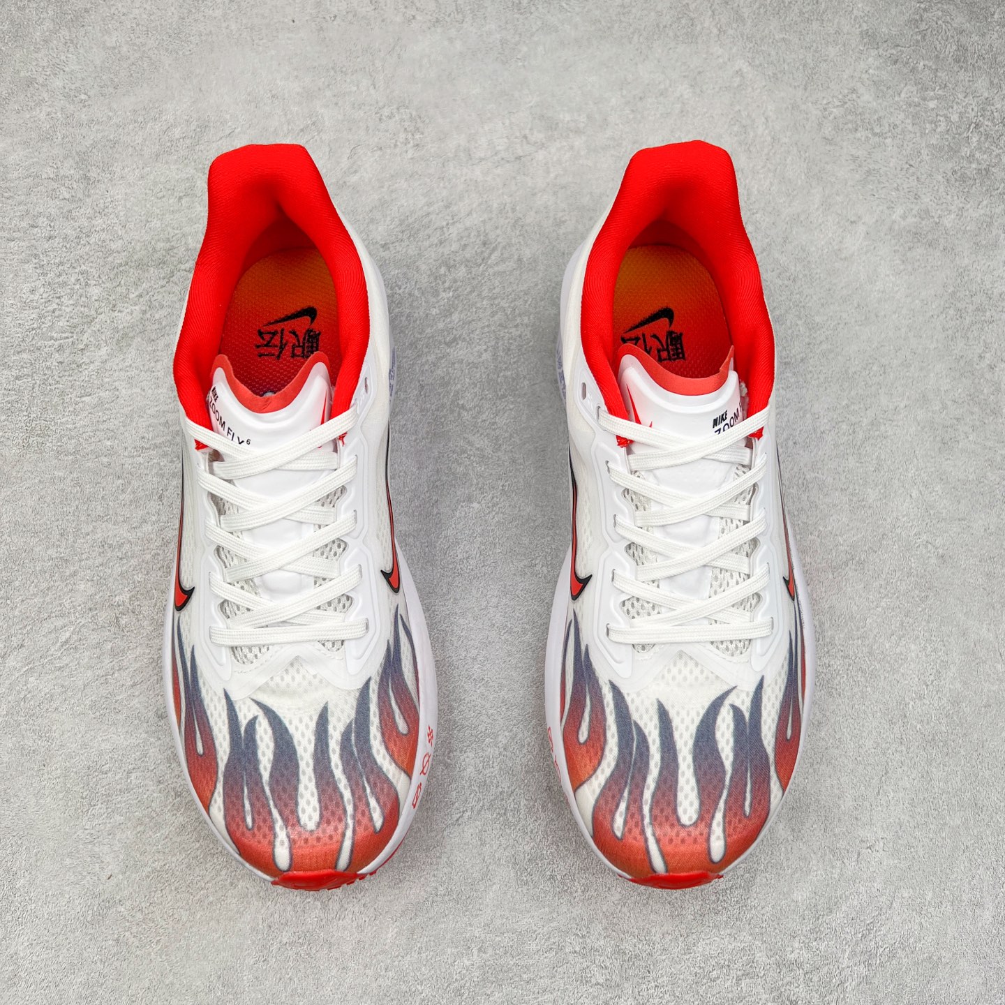 图片[2]-NK ZoomX Invincible Run Flyknit 6 轻量跑鞋 飞织低帮休闲运动慢跑鞋 厚底增高 老爹鞋 此鞋专为短跑运动员而生 是为 5 至 10 公里距离的赛事和训练打造 整体设计采用流线型的轻质工程网眼材质构成鞋面 并与其他 Running 旗舰鞋款同样搭载全脚掌 ZoomX 缓冲中底 搭配 Pebax 物料与橡胶外底 ZoomX StreakFly 首发配色以Prototype呈现 其灵感是来自开发期间的磨损测试 透过编号的标记与内侧的预期跑步距离突出研发过程 货号： HQ3498-100 尺码：36 36.5 37.5 38 38.5 39 40 40.5 41 42 42.5 43 44 45-选品中心