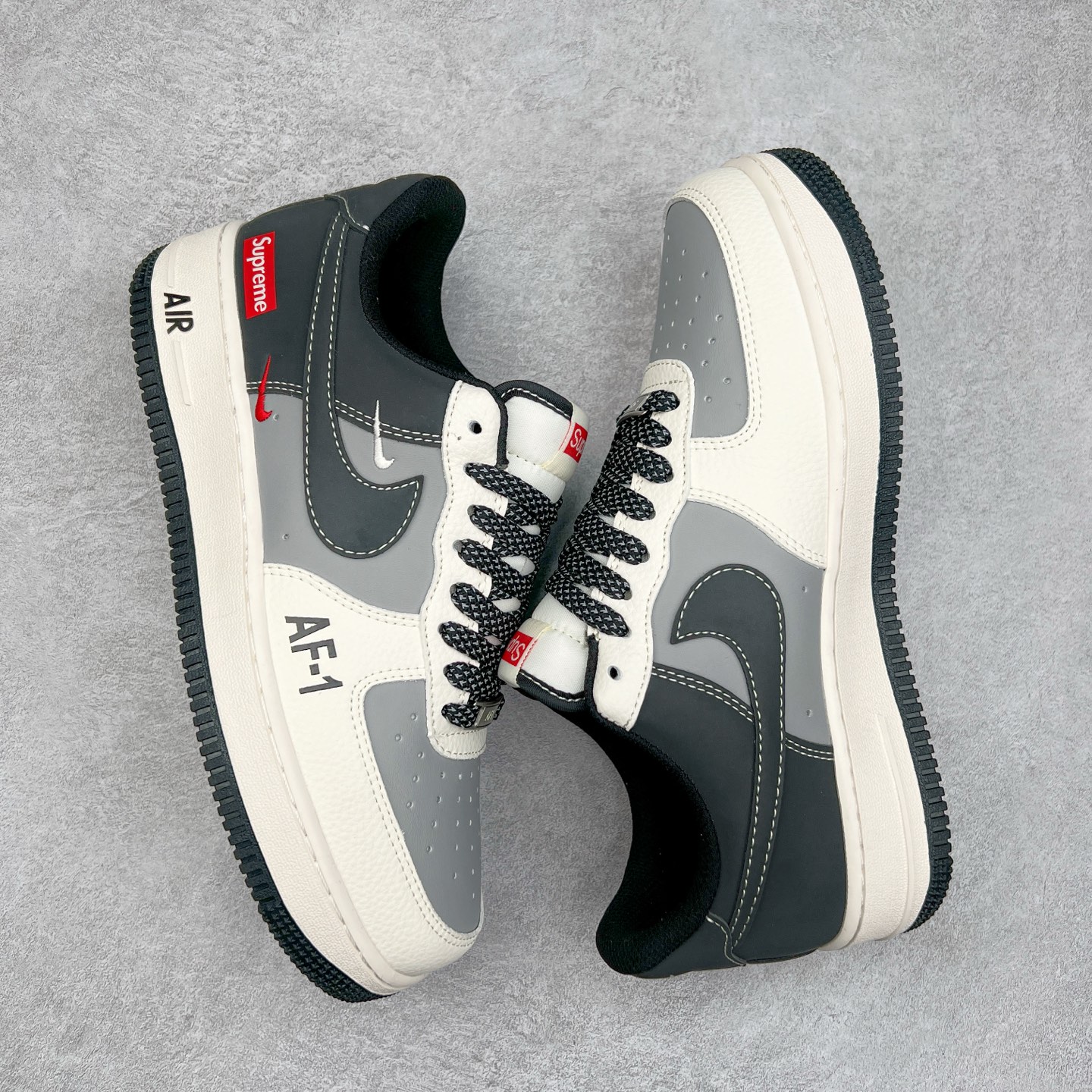 图片[3]-NK Air Force 1´07 Low 空军一号低帮百搭休闲运动板鞋 HH7518-055 柔软、弹性十足的缓震性能和出色的中底设计 横跨复古与现代的外型结合 造就出风靡全球 三十多年的Force 1 直到今天还深受青睐 实拍调校N版已经零色差零失真 百分百还原实物色彩所见即所得 不存在货不对板色差等低级问题 选购参考实物拍摄 不混卖不参货 只用心做好货严格选品 承诺混一赔十 尺码：36 36.5 37.5 38 38.5 39 40 40.5 41 42 42.5 43 44 44.5 45-选品中心