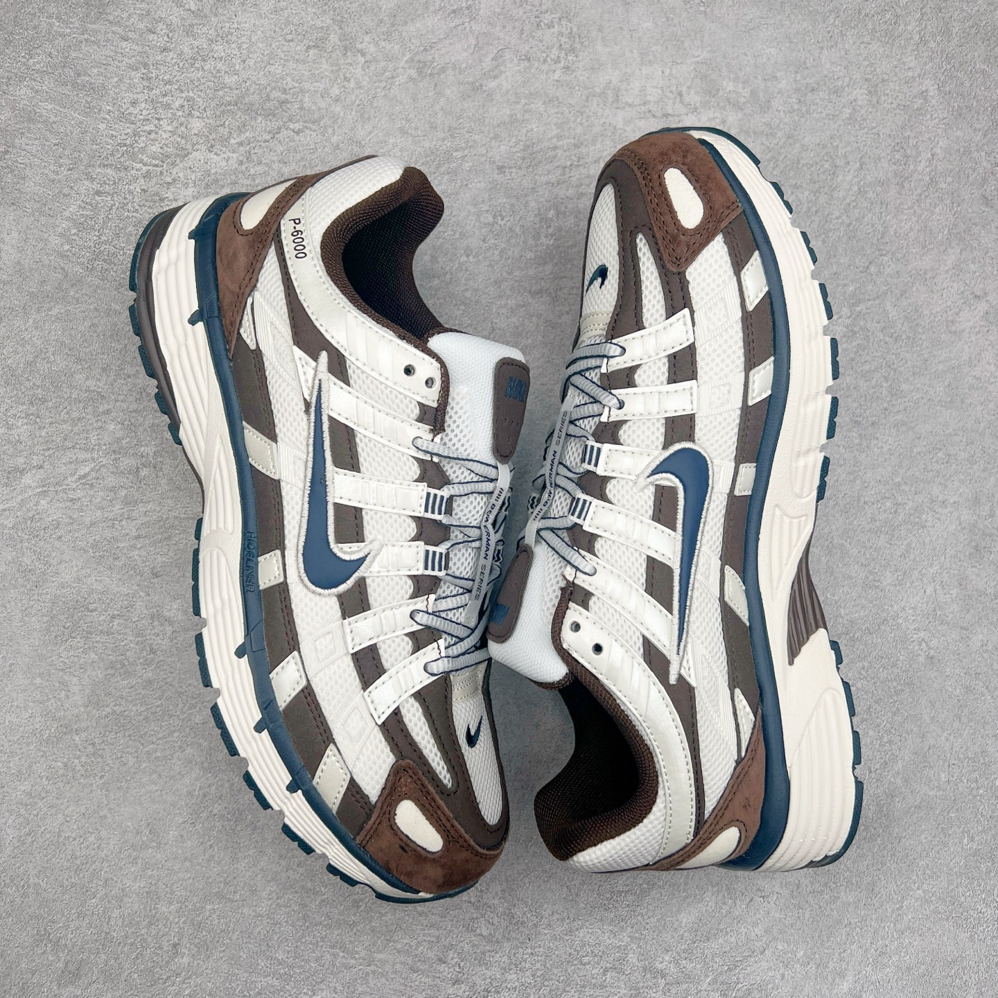 图片[3]-NK P-6000 系列低帮复古老爹风休闲运动舒适慢跑鞋 融合 Pegasus 过往运动鞋设计 助力 21 世纪早期跑步运动跃升时尚新高度 采用透气网眼布、运动风格线条和耐穿覆面 兼具吸睛外观和舒适感受 中底泡绵以田径赛道为灵感 打造厚实设计 缔造出众缓震性能 尺码：36 36.5 37.5 38 38.5 39 40 40.5 41 42 42.5 43 44 44.5 45-选品中心