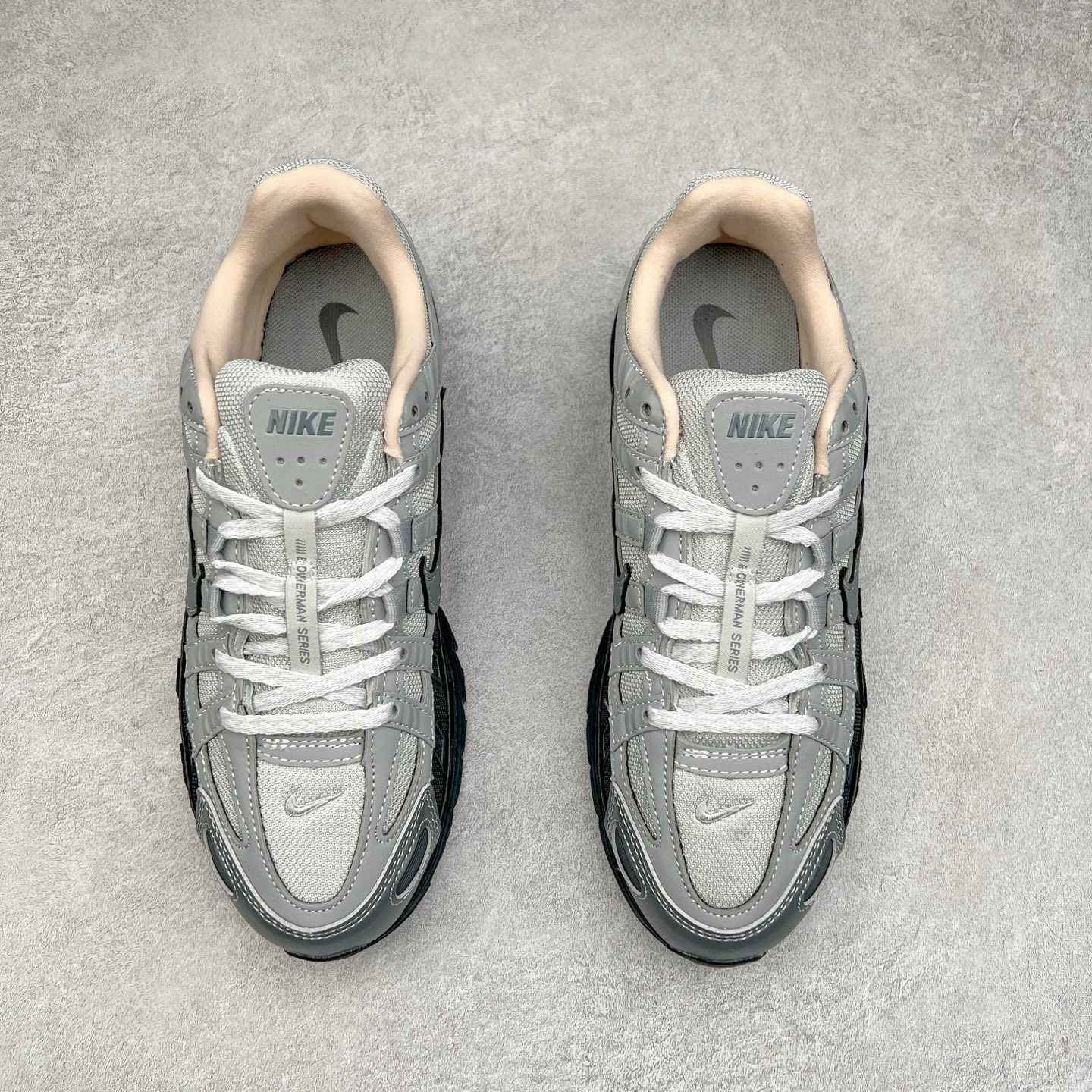 图片[2]-NK P-6000 系列低帮复古老爹风休闲运动舒适慢跑鞋 融合 Pegasus 过往运动鞋设计 助力 21 世纪早期跑步运动跃升时尚新高度 采用透气网眼布、运动风格线条和耐穿覆面 兼具吸睛外观和舒适感受 中底泡绵以田径赛道为灵感 打造厚实设计 缔造出众缓震性能 尺码：36 36.5 37.5 38 38.5 39 40 40.5 41 42 42.5 43 44 44.5 45-选品中心