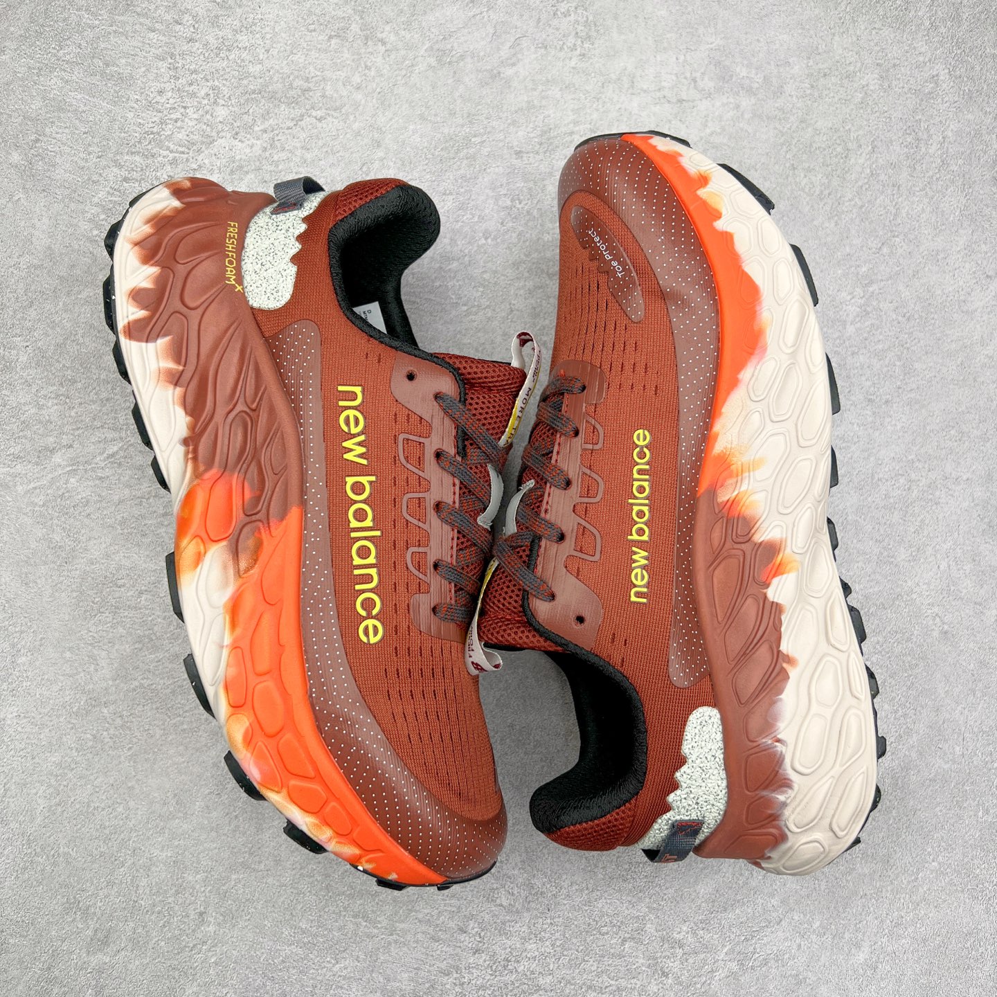 图片[3]-New Balance Fresh Foam X Trail More v3 新百伦NB莫尔V3系列低帮轻量化厚底户外越野休闲运动慢跑鞋 MTMORNGR 无论是越野训练跑还是享受自然美景 New Balance Fresh Foam X Trail More v3 都能确保双脚凉爽舒适 获得缓震支撑 这款越野跑鞋採用透气的合成/网眼鞋面 加上双层 Fresh Foam X 中底实现绝佳舒适著感 搭载鞋头防护科技与 All Terrain 系列最厚鞋底 可防止碎石跑入鞋内 让你尽情探索不受限 尺码：36 37 37.5 38 38.5 39.5 40 40.5 41.5 42 42.5 43 44 44.5 45-选品中心