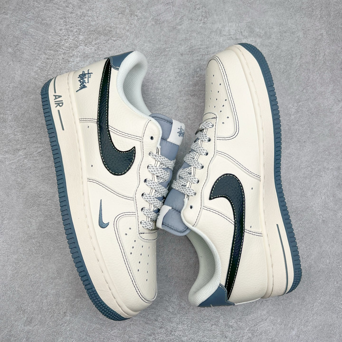 图片[3]-NK Air Force 1´07 Low 空军一号低帮百搭休闲运动板鞋 XZ6188-761 柔软、弹性十足的缓震性能和出色的中底设计 横跨复古与现代的外型结合 造就出风靡全球 三十多年的Force 1 直到今天还深受青睐 实拍调校N版已经零色差零失真 百分百还原实物色彩所见即所得 不存在货不对板色差等低级问题 选购参考实物拍摄 不混卖不参货 只用心做好货严格选品 承诺混一赔十 尺码：36 36.5 37.5 38 38.5 39 40 40.5 41 42 42.5 43 44 44.5 45-选品中心