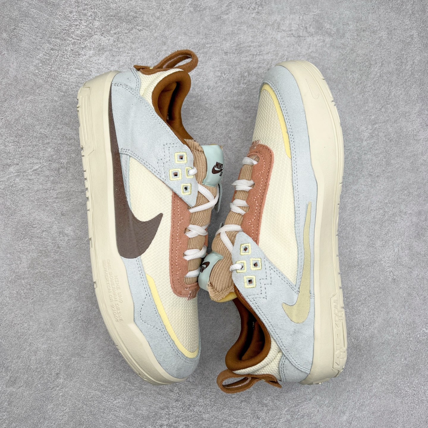 图片[3]-NK SB Day One 低帮休闲板鞋 HQ3475-121 鞋款搭载Air Zoom缓震气垫，采用包边结构工艺轻盈柔韧，缔造非凡触板感。织物材料，舒适出众 翻毛皮覆面经久耐穿，塑就挚爱踢板体验。尺码：35.5 36 36.5 37.5 38 38.5 39 40 40.5 41 42 42.5 43 44 44.5 45-选品中心