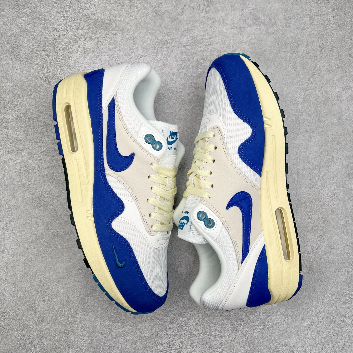 图片[3]-＃超级福利 NK Air Max 1 初代复古气垫慢跑鞋 FQ8048-133 由Tinker Hatfeld和Mark Parker在1987年设计 灵感来自于巴黎蓬皮杜中心 在参观了蓬皮杜中心之后提出了Air Max的标志性开窗可视气垫的理念 并将其实际开发成功 是NK史上第一双可视气垫跑鞋 凭借着Air Max气垫带来的舒适脚感和鞋面面料上的不断精进才使得Air Max 1在现如今都是复古慢跑鞋的首选 深厚的历史渊源 独特的流线形设计 极为复古的外观使得它深受鞋迷的喜爱 尺码：36 36.5 37.5 38 38.5 39 40 40.5 41 42 42.5 43 44 44.5 45 46 47.5-选品中心