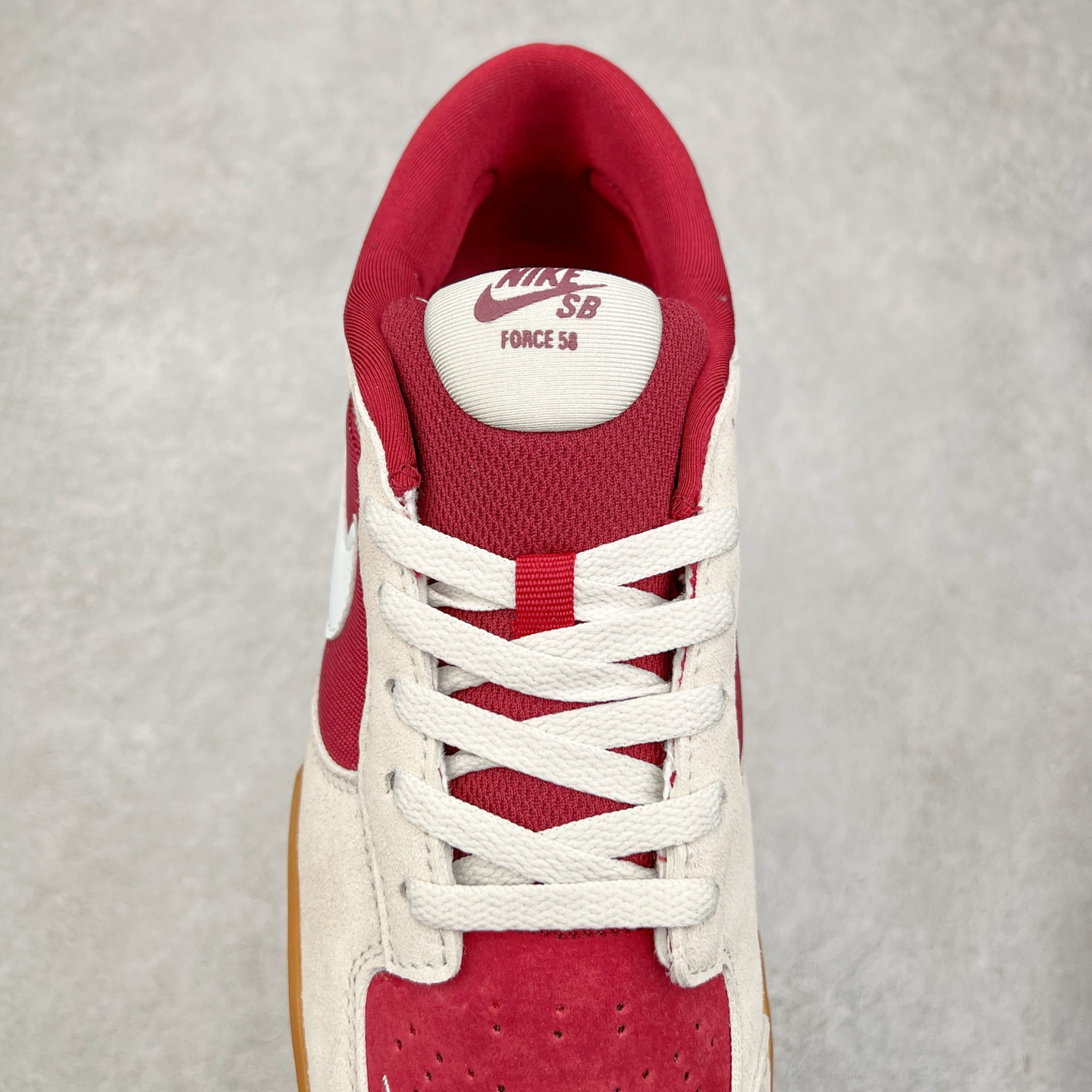 图片[5]-＃福利特价 NK SB Force 58 空军58系列低帮休闲运动滑板板鞋 DV5477-601 鞋面由帆布和麂皮拼接 层次感丰富 搭配硫化外底 耐磨耐穿 鞋舌及中底后跟处饰有SB Logo 表明鞋款身份 采用包边设计 经久耐穿 硫化结构则有效提升灵活性 穿上这款全新推出的创意力作 助你耀动街头 尺码：36 36.5 37.5 38 38.5 39 40 40.5 41 42 42.5 43 44 45-选品中心