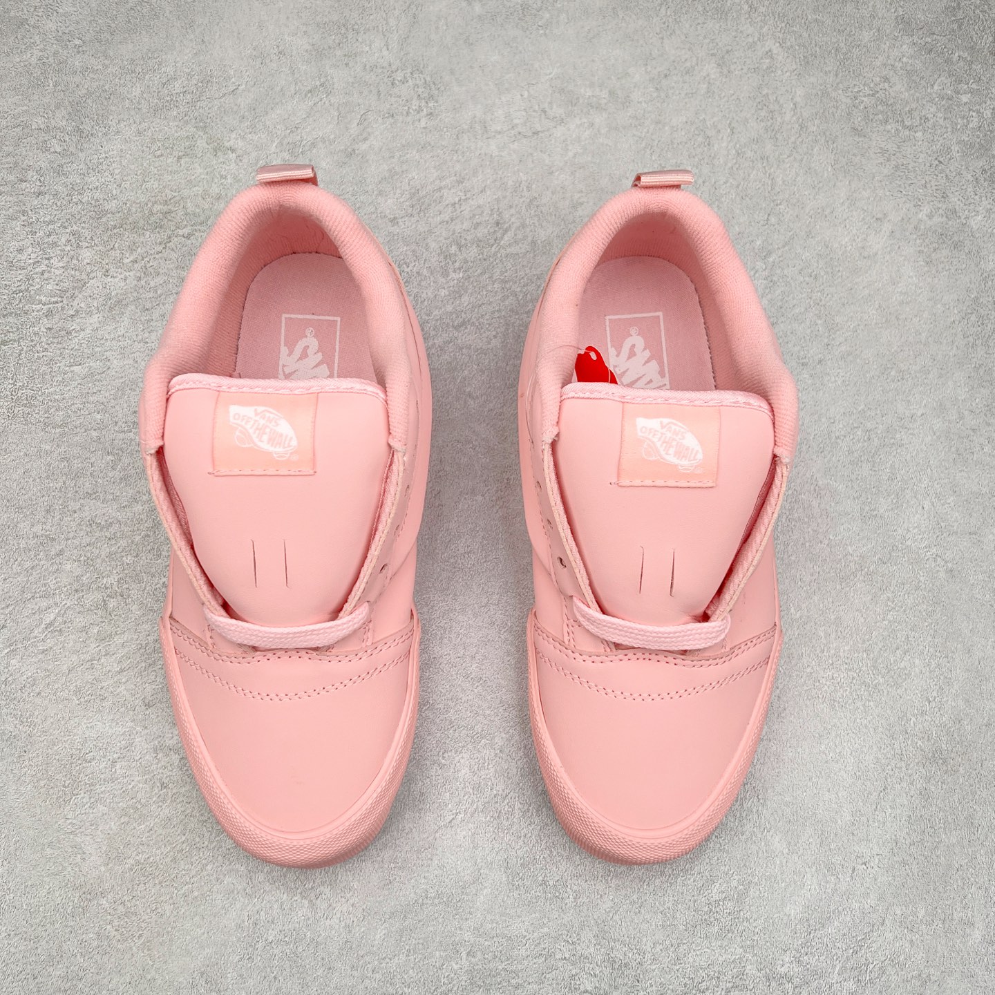 图片[2]-Vans Knu Skool 全皮樱花粉 范斯官方 复古休闲胖胖面包鞋 肥胖版大LOGO全皮面料 尺码：35 36 36.5 37 38 38.5 39 40 40.5 41 42 42.5 43 44-选品中心