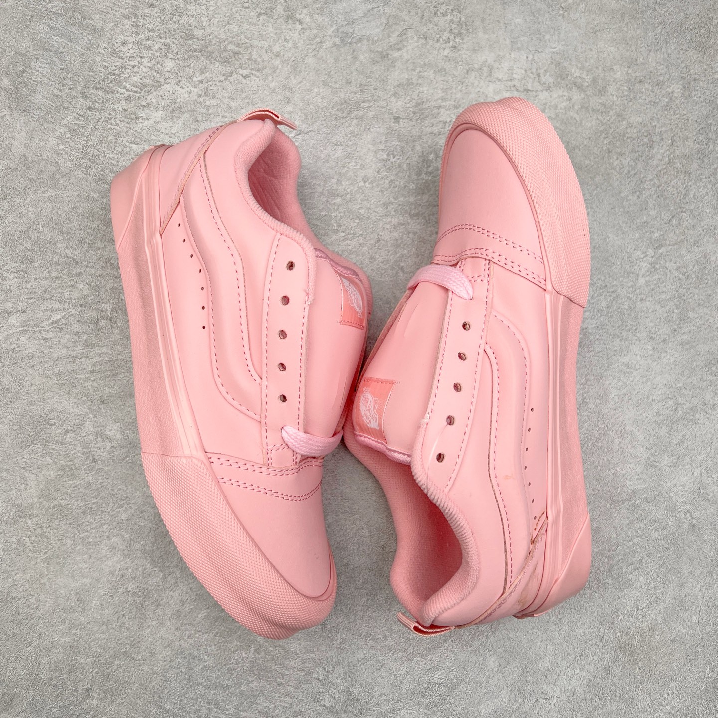 图片[3]-Vans Knu Skool 全皮樱花粉 范斯官方 复古休闲胖胖面包鞋 肥胖版大LOGO全皮面料 尺码：35 36 36.5 37 38 38.5 39 40 40.5 41 42 42.5 43 44-选品中心