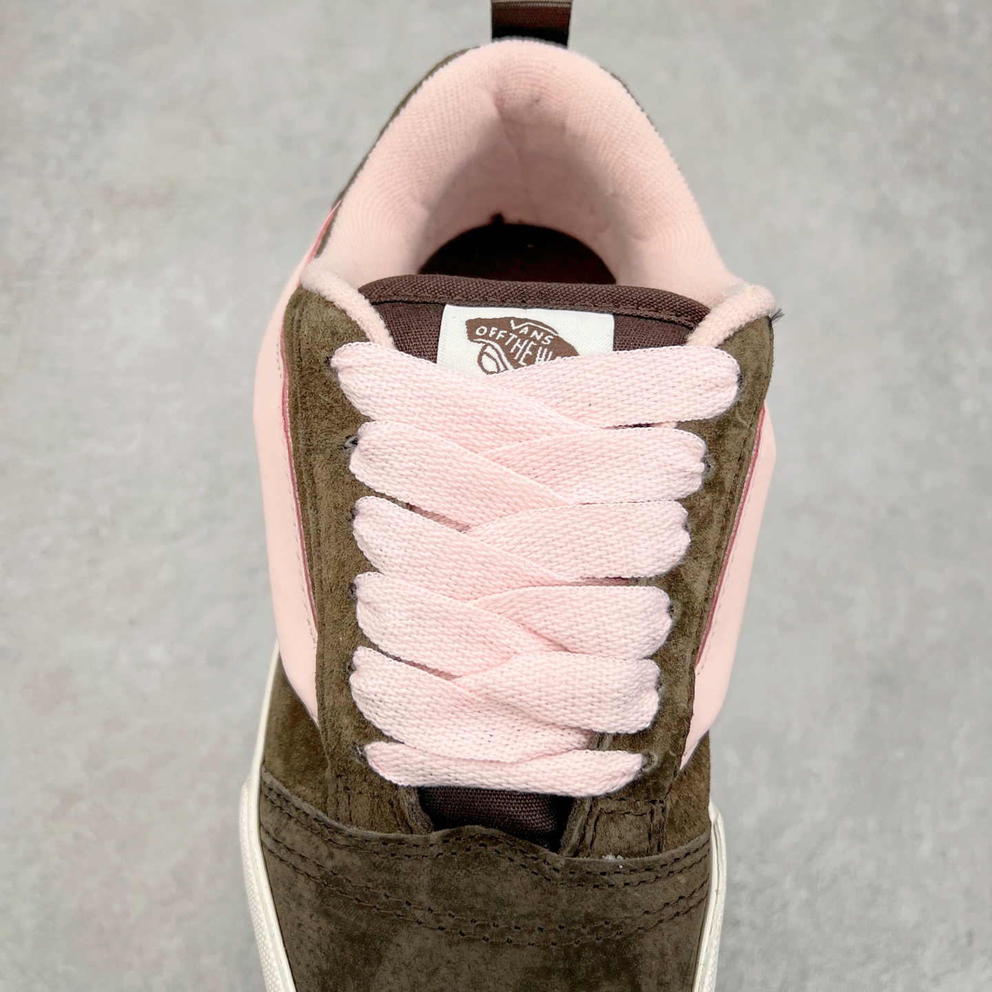 图片[5]-Vans Knu Skool 棕粉色 范斯官方 复古休闲胖胖面包鞋 肥胖版大LOGO全皮面料 尺码：35 36 36.5 37 38 38.5 39 40 40.5 41 42 42.5 43 44-选品中心