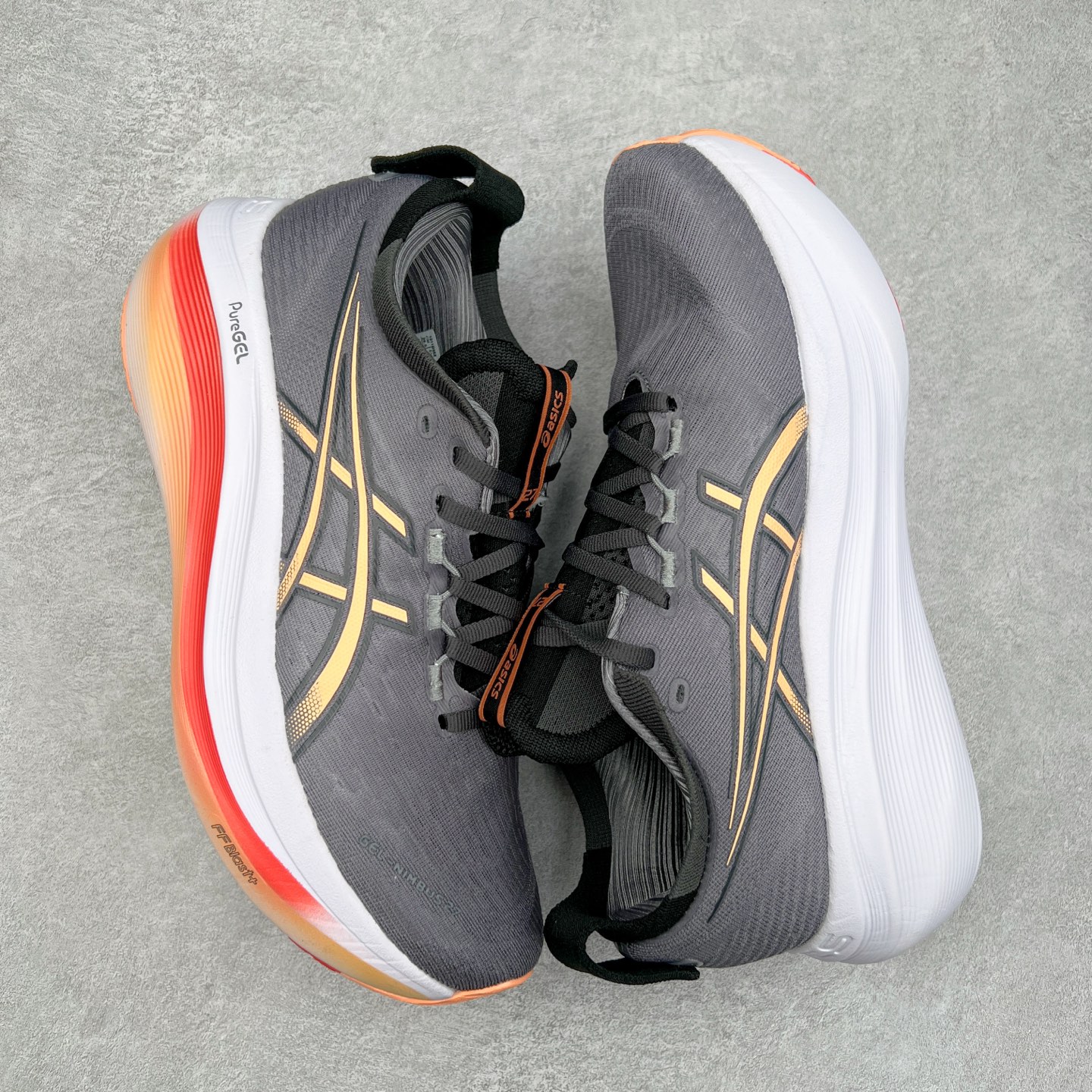 图片[3]-Asics GEL-Nimbus 27 亚瑟士缓震跑鞋 近年复古风潮的势头很旺 ASICS一直坚信保持身体的健康与活力是打造健康快乐的生活方式的最佳途径 ASICS为复古鞋型注入新设计 为玩家的街头穿搭提供了更多可能 GEL-NIMBUSTM9运动鞋最初是为中立和仰卧跑步者设计的长距离训练器 采用原始材料和关键细节重新设计 其Y2K时代的工业外观也被大胆的对比和色块所抵消 尺码：36 36.5 37.5 38 38.5 39 40 40.5 41.5 42 42.5 43.5 44 44.5 45-选品中心