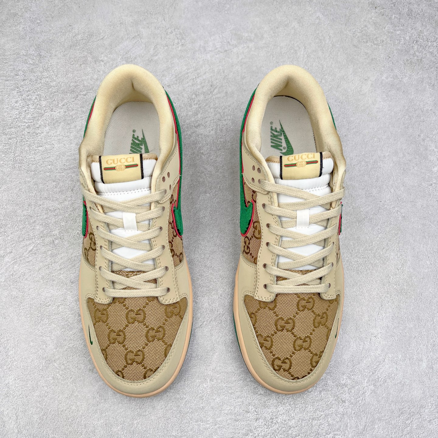 图片[2]-NK Dunk Low 定制配色 DQ1098-357 大厂出品 极力推荐 原装头层材料 独家版型蒸餾加工帶來的是更好的视觉和脚感体验大厂纯原品质出货 清洁度 电绣工艺 皮料切割干净无任何毛边 细节完美 实拍调校N版已经零色差零失真 百分百还原实物色彩所见即所得 不存在货不对板色差等低级问题 选购参考实物拍摄 不混卖不参货 只用心做好货严格选品 承诺混一赔十 尺码：36 36.5 37.5 38 38.5 39 40 40.5 41 42 42.5 43 44 44.5 45-选品中心