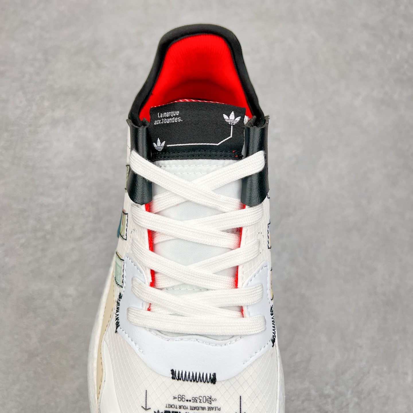 图片[5]-AD originals Nite Jogger Pride 夜行者减震耐磨低帮反光复古休闲百搭运动跑鞋 原厂材料 原厂大底 原装工艺 原鞋一致 记忆海绵 鞋眼使用原鞋一致电绣加针车工艺 后跟全部一致采用原鞋工艺 四针六线进口机 区别市面三针五线 头层皮打造 原厂流水标 3D喷漆 瞄漆 私家独模 网布搭配麂皮拼接打造鞋面 极具复古风格鞋头及鞋跟点缀3M反光设计 极为亮眼中底采用全掌Boost科技 厚度相当可观 脚感极佳 尺码：36 36⅔ 37⅓ 38 38⅔ 39⅓ 40 40⅔ 41⅓ 42 42⅔ 43⅓ 44 44⅔ 45-选品中心