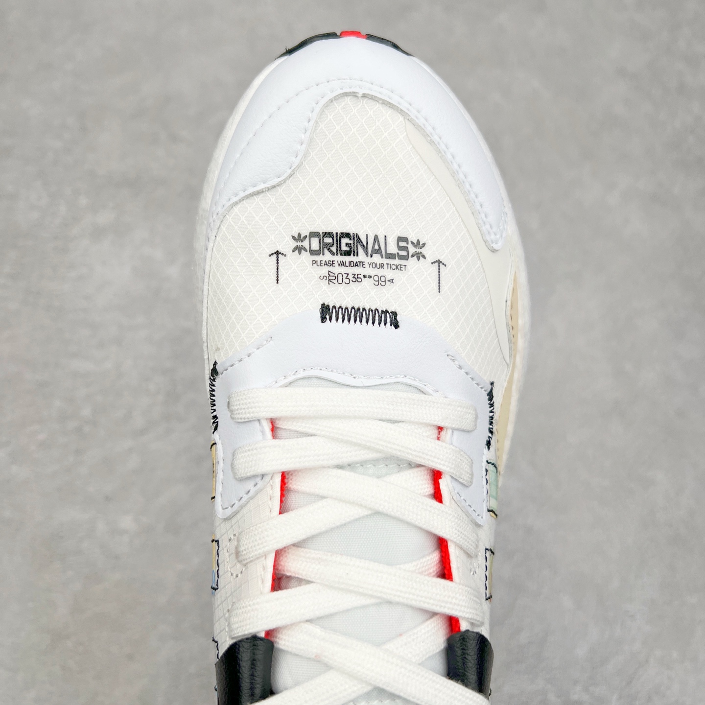 图片[4]-AD originals Nite Jogger Pride 夜行者减震耐磨低帮反光复古休闲百搭运动跑鞋 原厂材料 原厂大底 原装工艺 原鞋一致 记忆海绵 鞋眼使用原鞋一致电绣加针车工艺 后跟全部一致采用原鞋工艺 四针六线进口机 区别市面三针五线 头层皮打造 原厂流水标 3D喷漆 瞄漆 私家独模 网布搭配麂皮拼接打造鞋面 极具复古风格鞋头及鞋跟点缀3M反光设计 极为亮眼中底采用全掌Boost科技 厚度相当可观 脚感极佳 尺码：36 36⅔ 37⅓ 38 38⅔ 39⅓ 40 40⅔ 41⅓ 42 42⅔ 43⅓ 44 44⅔ 45-选品中心