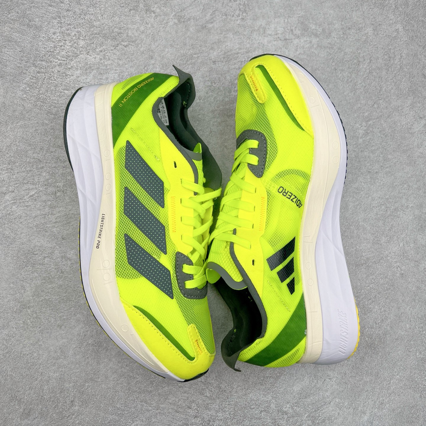 图片[3]-AD Adizero Boston 11 夏季透气网眼竞速跑鞋 GX6650 融合Lightstrike和Lightstrike Pro技术 采用乙烯/乙酸乙烯酯(EVA)材质 打造舒适中底 含ENERGYROD能量碳柱 旨在为步伐添活力 尺码：36 36.5 37 38 38.5 39 40 40.5 41 42 42.5 43 44 44.5 45-选品中心