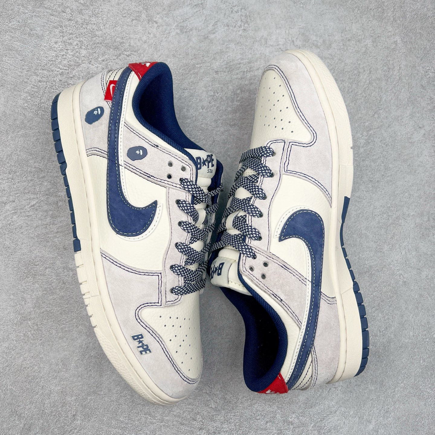 图片[3]-NK Dunk Low 定制配色 SJ2558-018 大厂出品 极力推荐 原装头层材料 独家版型蒸餾加工帶來的是更好的视觉和脚感体验大厂纯原品质出货 清洁度 电绣工艺 皮料切割干净无任何毛边 细节完美 实拍调校N版已经零色差零失真 百分百还原实物色彩所见即所得 不存在货不对板色差等低级问题 选购参考实物拍摄 不混卖不参货 只用心做好货严格选品 承诺混一赔十 尺码：36 36.5 37.5 38 38.5 39 40 40.5 41 42 42.5 43 44 44.5 45-选品中心