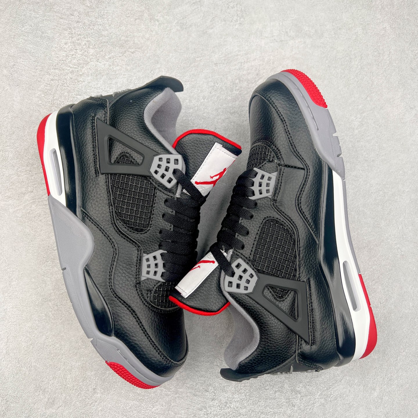 图片[3]-＃头层特价福利 Air Jordan AJ4 Retro 系列 头层皮料加持 大厂出品 原纸板楦头开发 完美鞋型匹配公司货 正确TPU鞋舌锁扣 乳胶鞋垫 最新原厂底模 大底卡色咬花完美 鞋柜必备鞋款 终端现货供应 尺码：36 36.5 37.5 38 38.5 39 40 40.5 41 42 42.5 43 44 44.5 45 46 47.5-选品中心