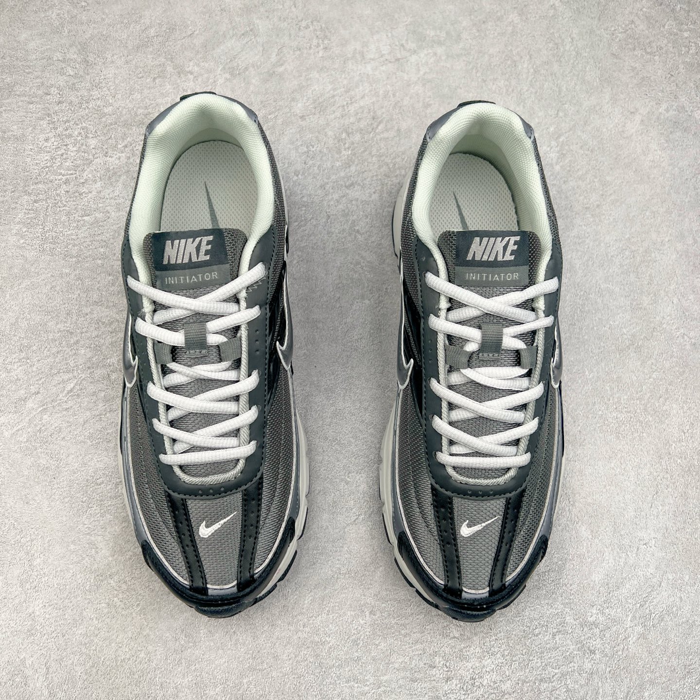 图片[2]-NK Initiator 创始者系列复古老爹鞋运动舒适复古网布合成革减震防滑耐磨低帮休闲跑步鞋 IB3083-001 Ins爆火全新韩系古着风 回味经典 采用透气网眼鞋面和支撑覆盖层 自然运动设计的Phlyon中底用于缓冲 BRS 1000碳橡胶外底具有轻质柔韧性 牵引力和耐用性 尺码：36 36.5 37.5 38 38.5 39 40 40.5 41 42 42.5 43 44 45-选品中心