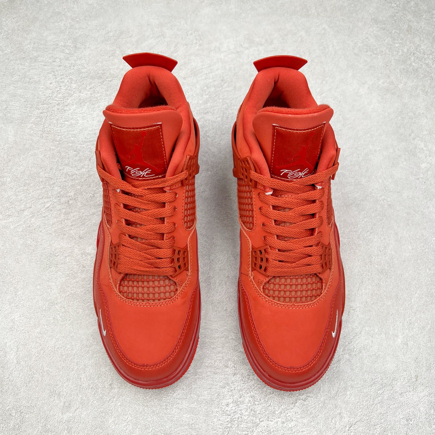 图片[2]-＃C版 Nigel Sylvester x Air Jordan AJ4 “Brick by Brick” 联名红砖 货号：HF4340-800 口碑大厂出品 原纸板楦头开发 性价比版本 定价合理 定制优质皮料 完美鞋型匹配公司货 正确TPU鞋舌锁扣 最新原厂底模 大底卡色咬花完美 鞋柜必备鞋款 终端现货供应 男女鞋尺码：36 36.5 37.5 38 38.5 39 40 40.5 41 42 42.5 43 44 44.5 45 46 47.5-选品中心