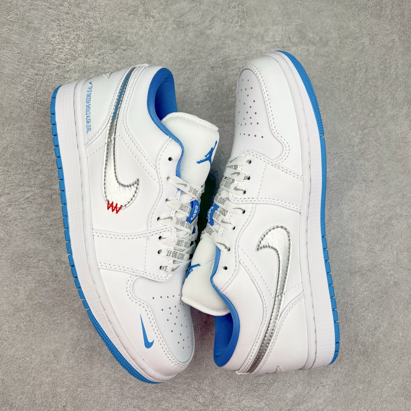 图片[3]-Air Jordan AJ1 Low 低帮定制 AO9944-441 原厂内置气垫魔块 A模大底 头层小牛皮 鞋舌AJ原厂专用牛津布+AJ专用反口珍珠布+原厂无杂质高弹内里海棉+特殊封边弹力鞋带 尺码：36 36.5 37.5 38 38.5 39 40 40.5 41 42 42.5 43 44 44.5 45-选品中心