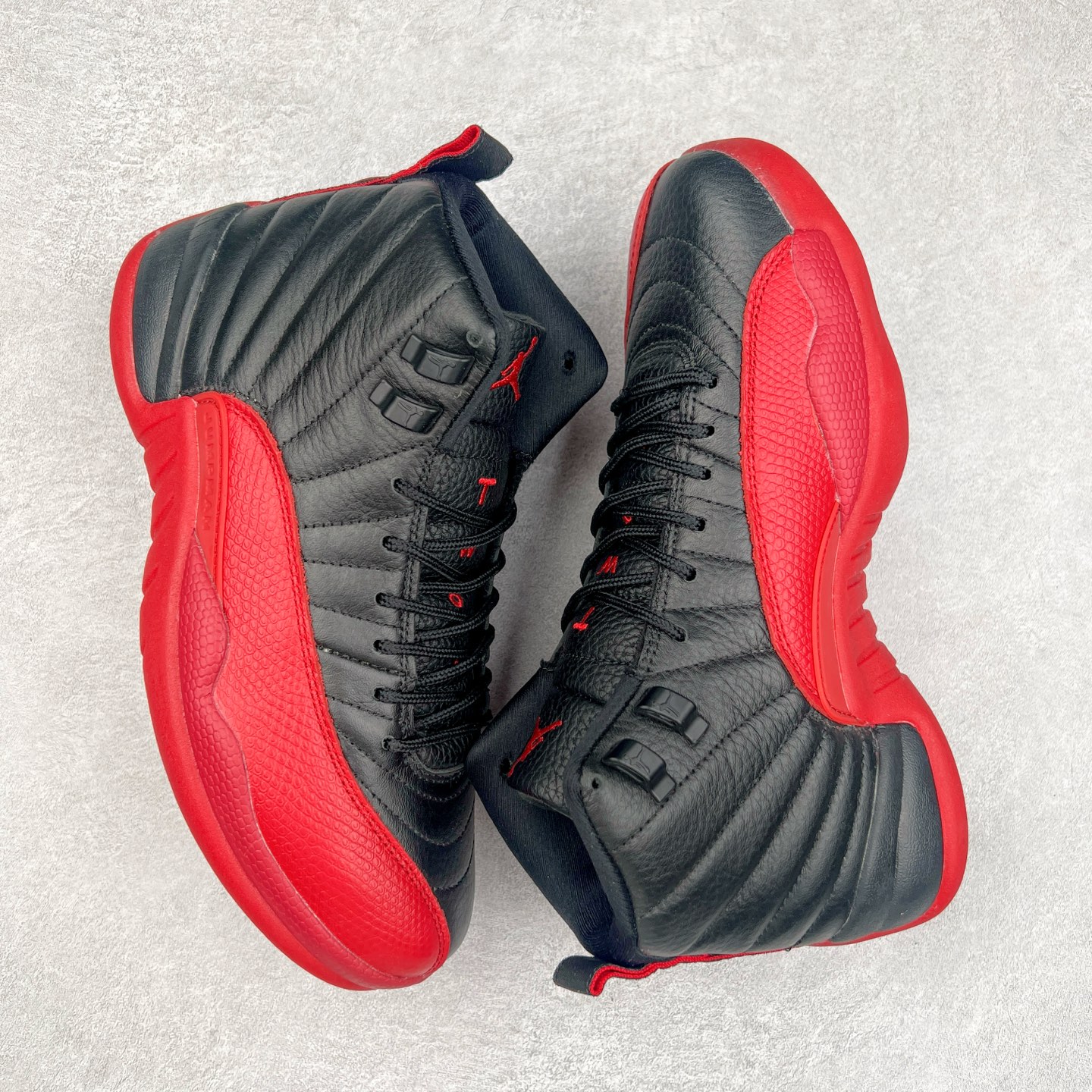 图片[3]-＃纯原福利 Air Jordan AJ12 Retro 原楦原纸板开发 采购原厂皮料 原厂定型 后跟完美效果 到手可放心比对发售原鞋 上脚百分百充当正品驾驭 真正原装公司级完美鞋型 一切细节实拍所见所得 纸板中底、钢印 完美版型 尺码：40 40.5 41 42.5 43 44 44.5 45 46 47.5-选品中心