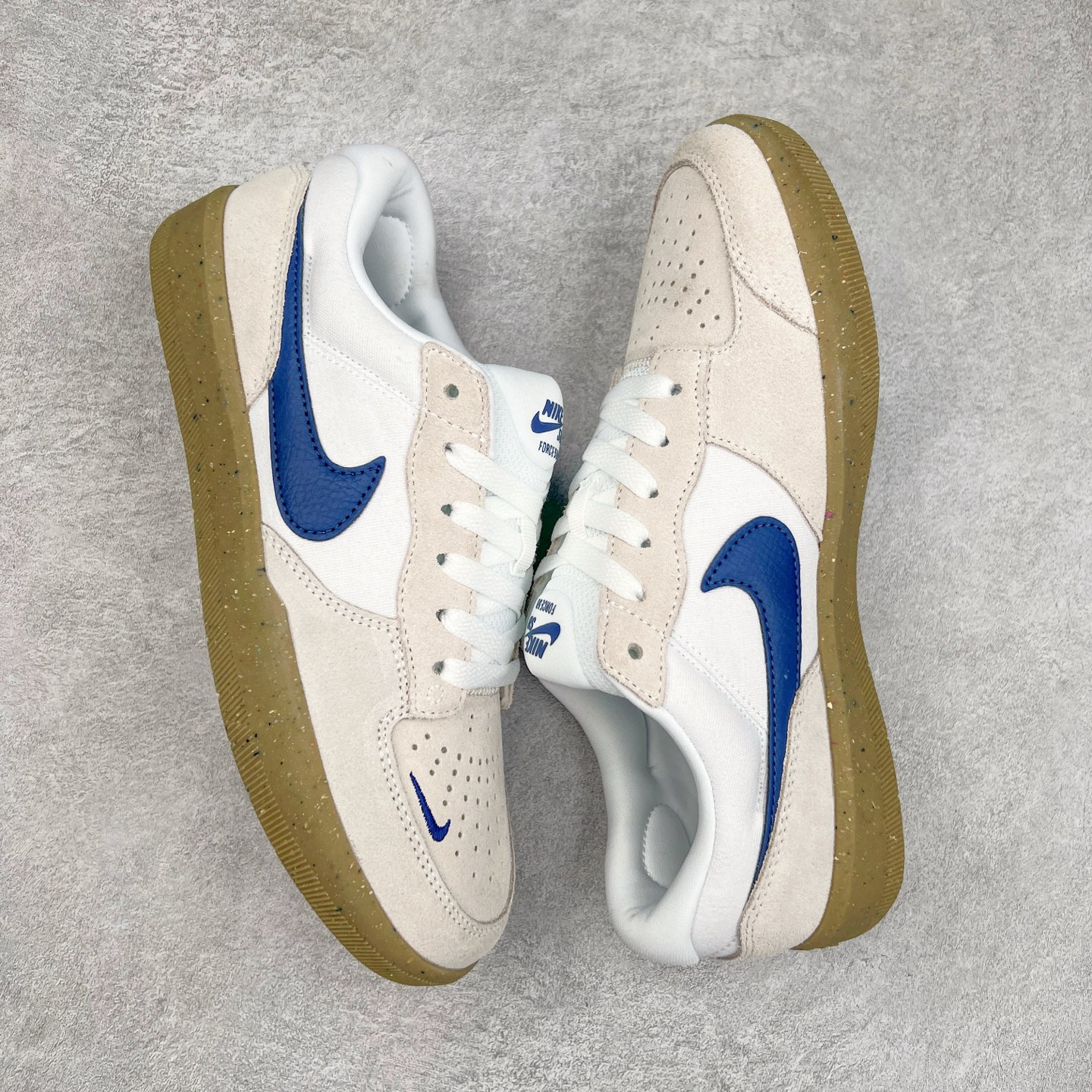 图片[3]-NK SB Force 58 空军58系列低帮休闲运动滑板板鞋 CZ2959-100 鞋面由帆布和麂皮拼接 层次感丰富 搭配硫化外底 耐磨耐穿 鞋舌及中底后跟处饰有SB Logo 表明鞋款身份 采用包边设计 经久耐穿 硫化结构则有效提升灵活性 穿上这款全新推出的创意力作 助你耀动街头 尺码：36 36.5 37.5 38 38.5 39 40 40.5 41 42 42.5 43 44 45-选品中心