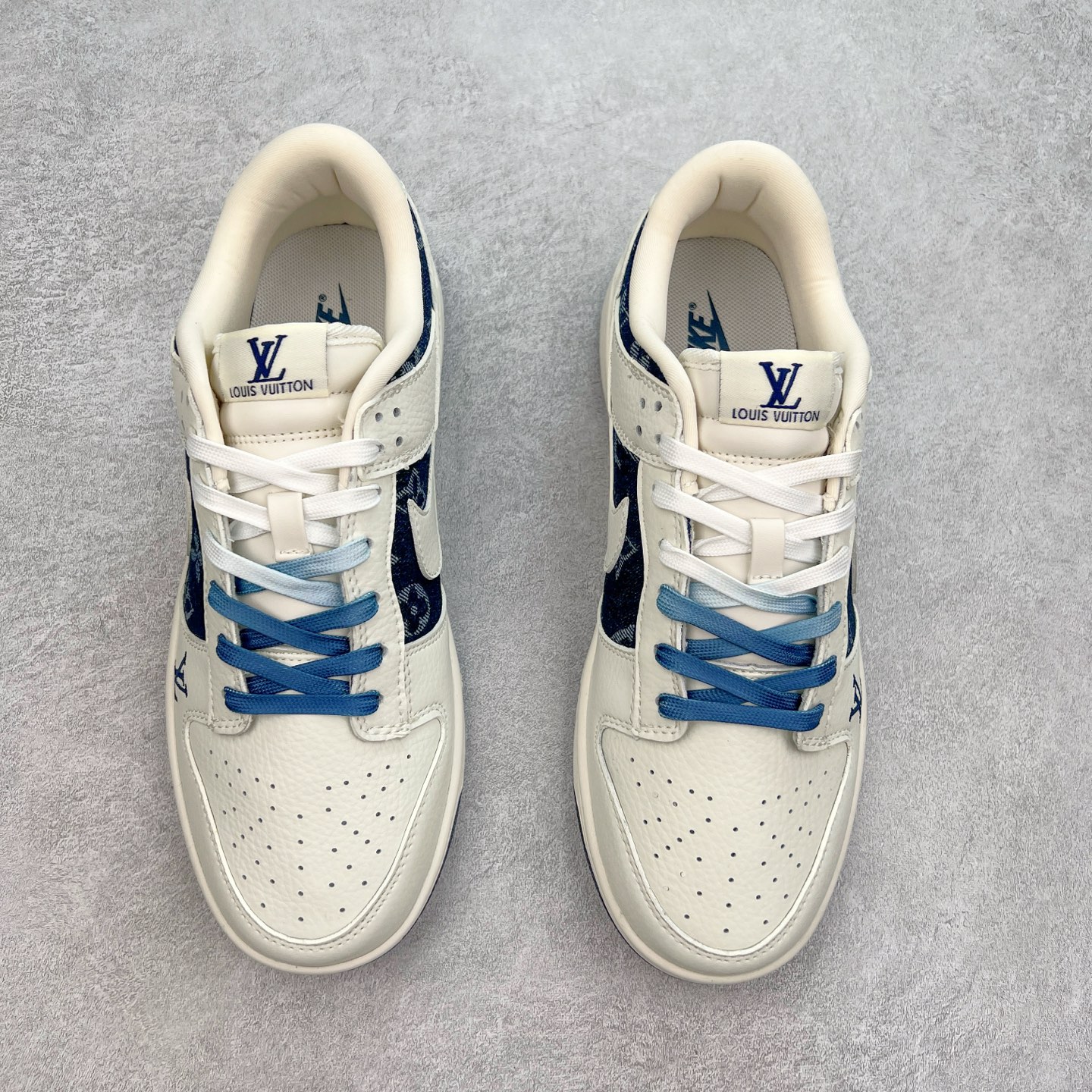 图片[2]-NK Dunk Low 定制配色 XB3802-359 大厂出品 极力推荐 原装头层材料 独家版型蒸餾加工帶來的是更好的视觉和脚感体验大厂纯原品质出货 清洁度 电绣工艺 皮料切割干净无任何毛边 细节完美 实拍调校N版已经零色差零失真 百分百还原实物色彩所见即所得 不存在货不对板色差等低级问题 选购参考实物拍摄 不混卖不参货 只用心做好货严格选品 承诺混一赔十 尺码：36 36.5 37.5 38 38.5 39 40 40.5 41 42 42.5 43 44 44.5 45-选品中心