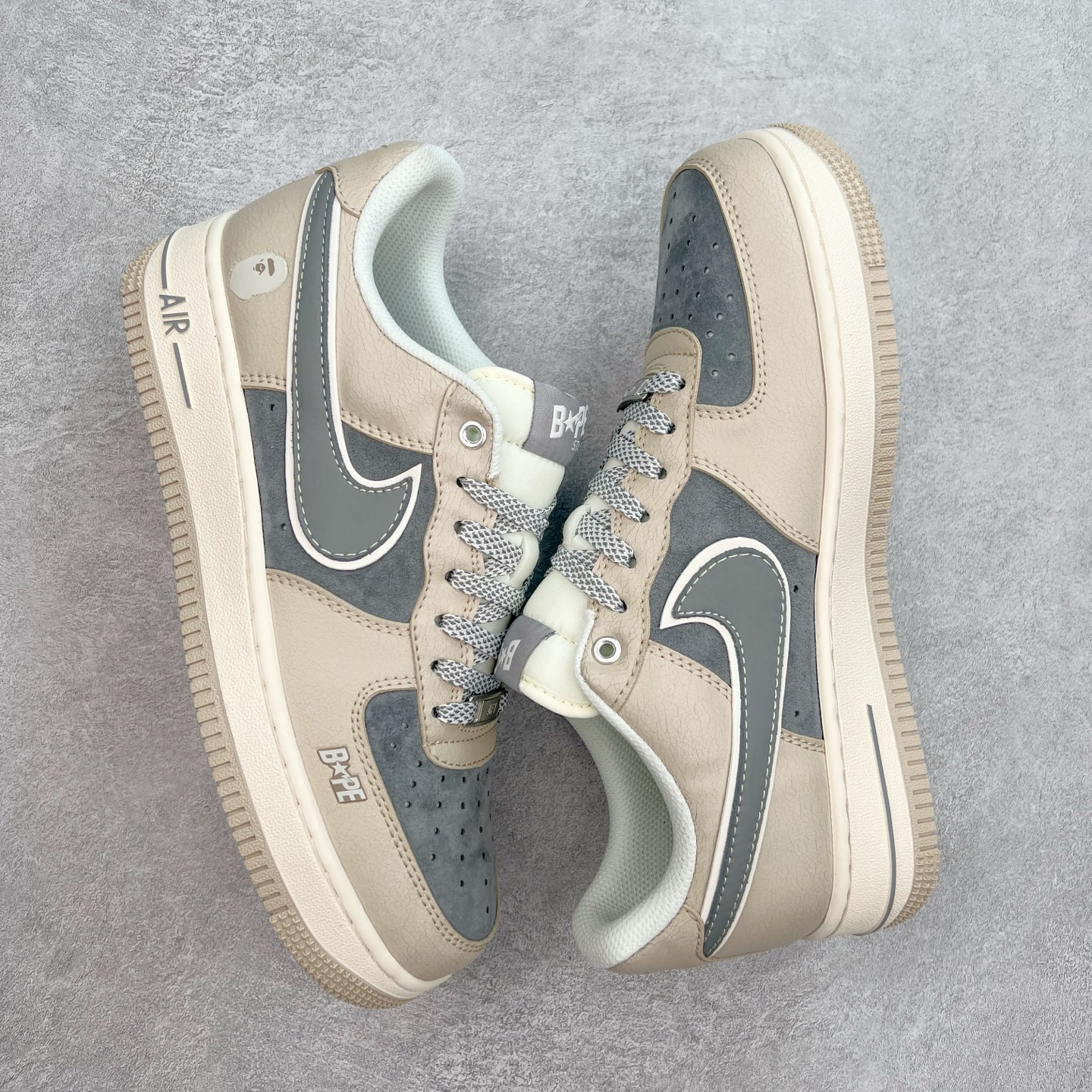 图片[3]-NK Air Force 1´07 Low 空军一号低帮百搭休闲运动板鞋 SJ6698-023 柔软、弹性十足的缓震性能和出色的中底设计 横跨复古与现代的外型结合 造就出风靡全球 三十多年的Force 1 直到今天还深受青睐 实拍调校N版已经零色差零失真 百分百还原实物色彩所见即所得 不存在货不对板色差等低级问题 选购参考实物拍摄 不混卖不参货 只用心做好货严格选品 承诺混一赔十 尺码：36 36.5 37.5 38 38.5 39 40 40.5 41 42 42.5 43 44 44.5 45-选品中心