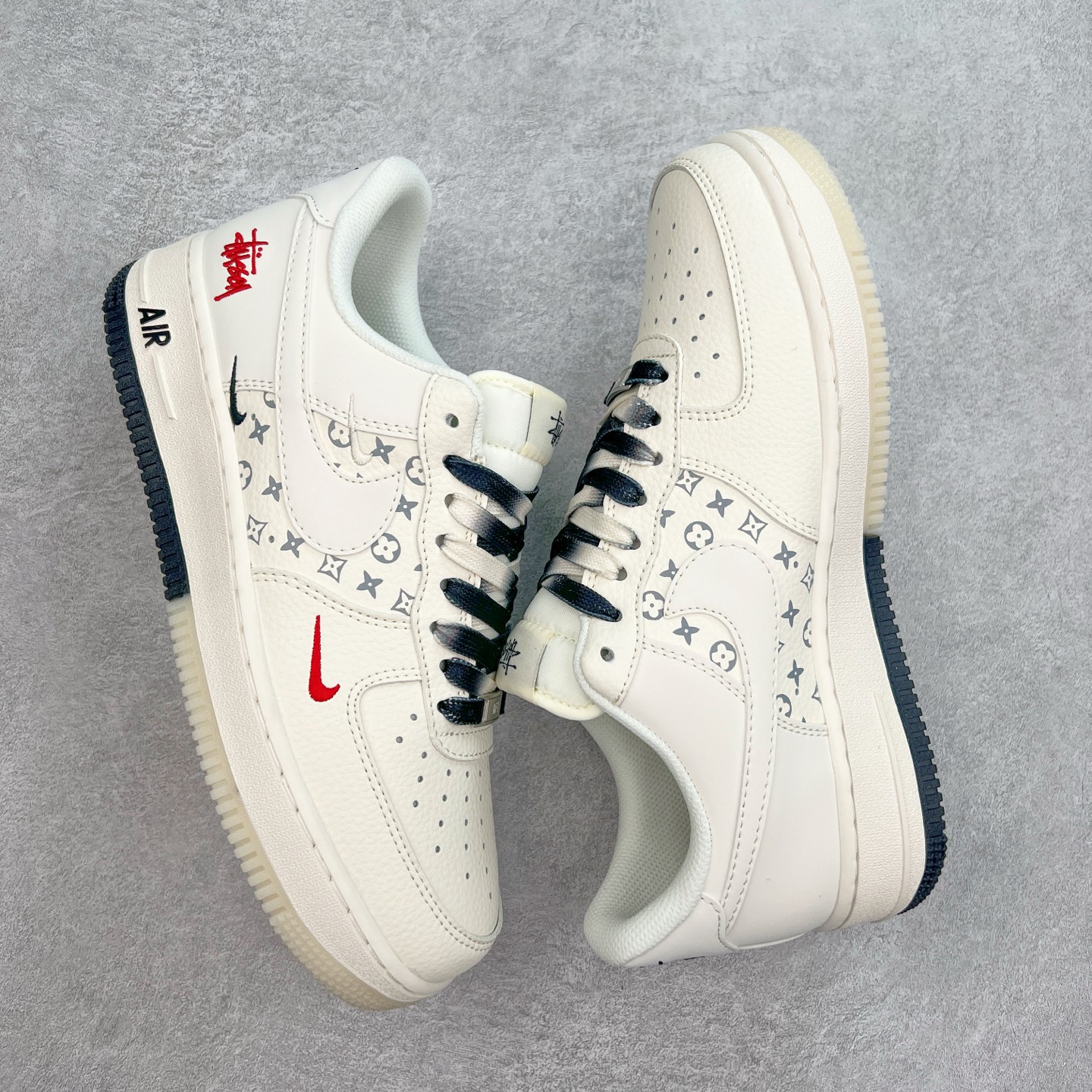 图片[3]-NK Air Force 1´07 Low 空军一号低帮百搭休闲运动板鞋 HH7518-076 柔软、弹性十足的缓震性能和出色的中底设计 横跨复古与现代的外型结合 造就出风靡全球 三十多年的Force 1 直到今天还深受青睐 实拍调校N版已经零色差零失真 百分百还原实物色彩所见即所得 不存在货不对板色差等低级问题 选购参考实物拍摄 不混卖不参货 只用心做好货严格选品 承诺混一赔十 尺码：36 36.5 37.5 38 38.5 39 40 40.5 41 42 42.5 43 44 44.5 45-选品中心