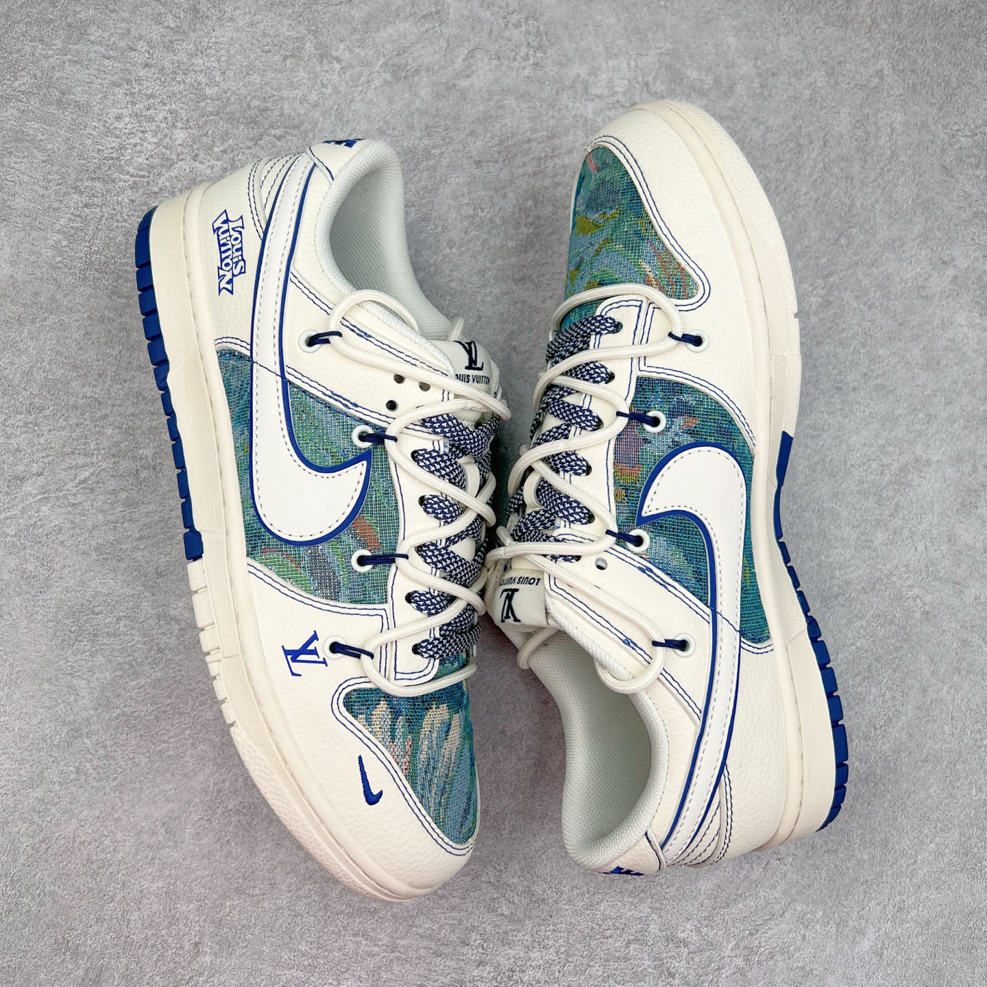 图片[3]-NK Dunk Low 定制配色 XB3802-359 大厂出品 极力推荐 原装头层材料 独家版型蒸餾加工帶來的是更好的视觉和脚感体验大厂纯原品质出货 清洁度 电绣工艺 皮料切割干净无任何毛边 细节完美 实拍调校N版已经零色差零失真 百分百还原实物色彩所见即所得 不存在货不对板色差等低级问题 选购参考实物拍摄 不混卖不参货 只用心做好货严格选品 承诺混一赔十 尺码：36 36.5 37.5 38 38.5 39 40 40.5 41 42 42.5 43 44 44.5 45-选品中心
