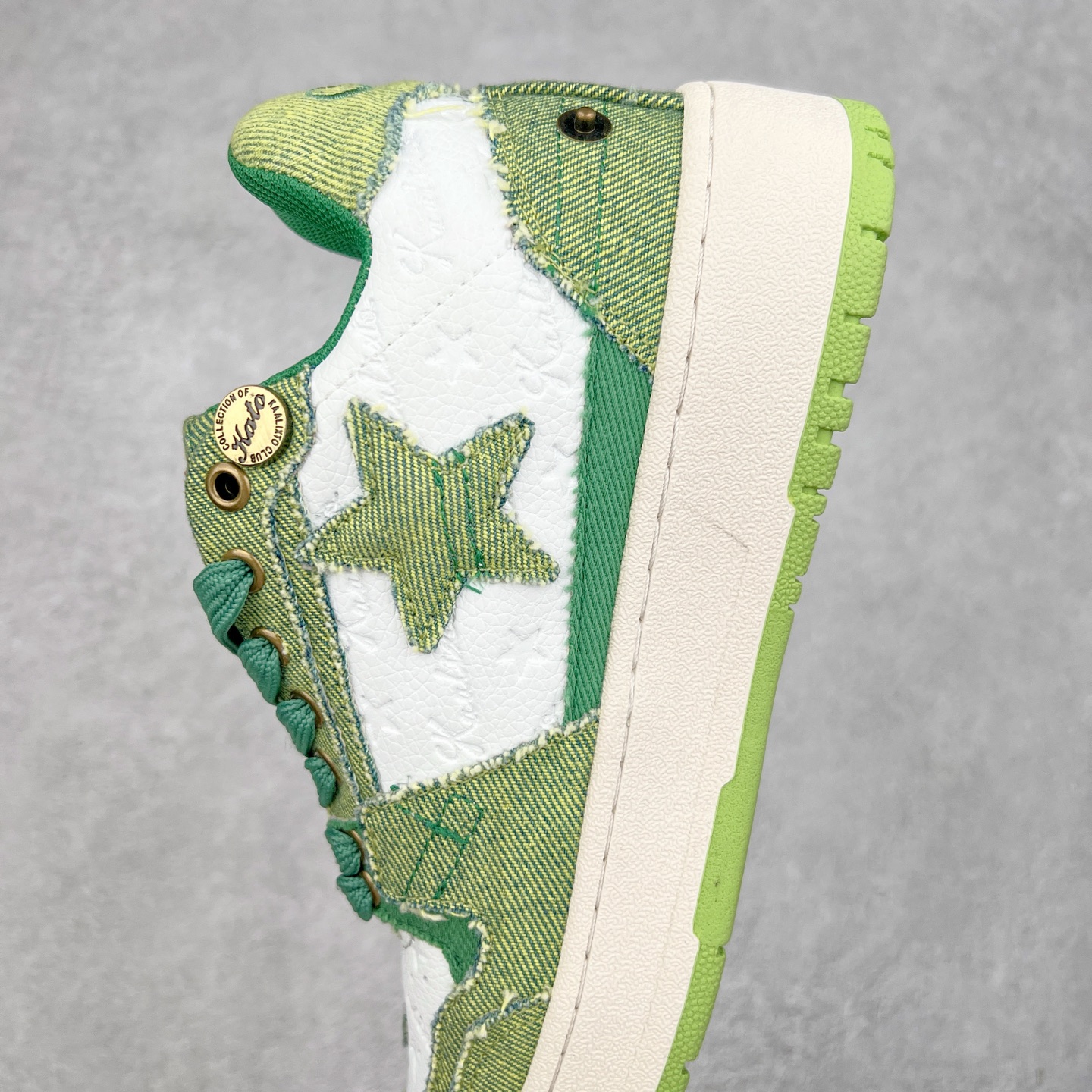 图片[7]-＃福利特价 KAALIXTO Retro Vintage 星星潮流休闲防滑耐磨低帮板鞋 此款鞋使用牛仔作为主要的鞋面材质 结实耐磨 鞋舌设计特有印花皮牌作为搭配充分凸显牛仔的特性 整体鞋款采用牛仔面料随意角度拼接的呈现方法 打破消费者原有对鞋子的刻板印象 让人耳目一新 织麦标在彰品品牌属性的同时更具牛仔的代表性元素 并采用加厚内里 穿着舒适透气 鞋底做旧氧化 尺码：36 37 38 39 40 41 42 43 44 45-选品中心