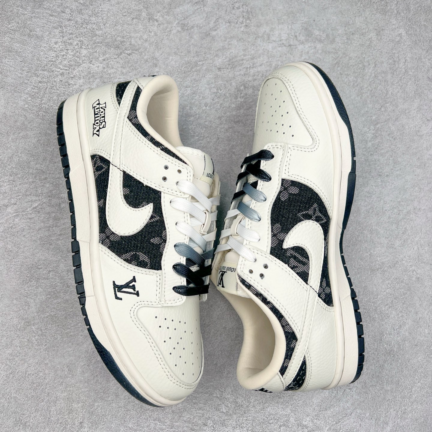 图片[3]-NK Dunk Low 定制配色 XB3802-357 大厂出品 极力推荐 原装头层材料 独家版型蒸餾加工帶來的是更好的视觉和脚感体验大厂纯原品质出货 清洁度 电绣工艺 皮料切割干净无任何毛边 细节完美 实拍调校N版已经零色差零失真 百分百还原实物色彩所见即所得 不存在货不对板色差等低级问题 选购参考实物拍摄 不混卖不参货 只用心做好货严格选品 承诺混一赔十 尺码：36 36.5 37.5 38 38.5 39 40 40.5 41 42 42.5 43 44 44.5 45-选品中心