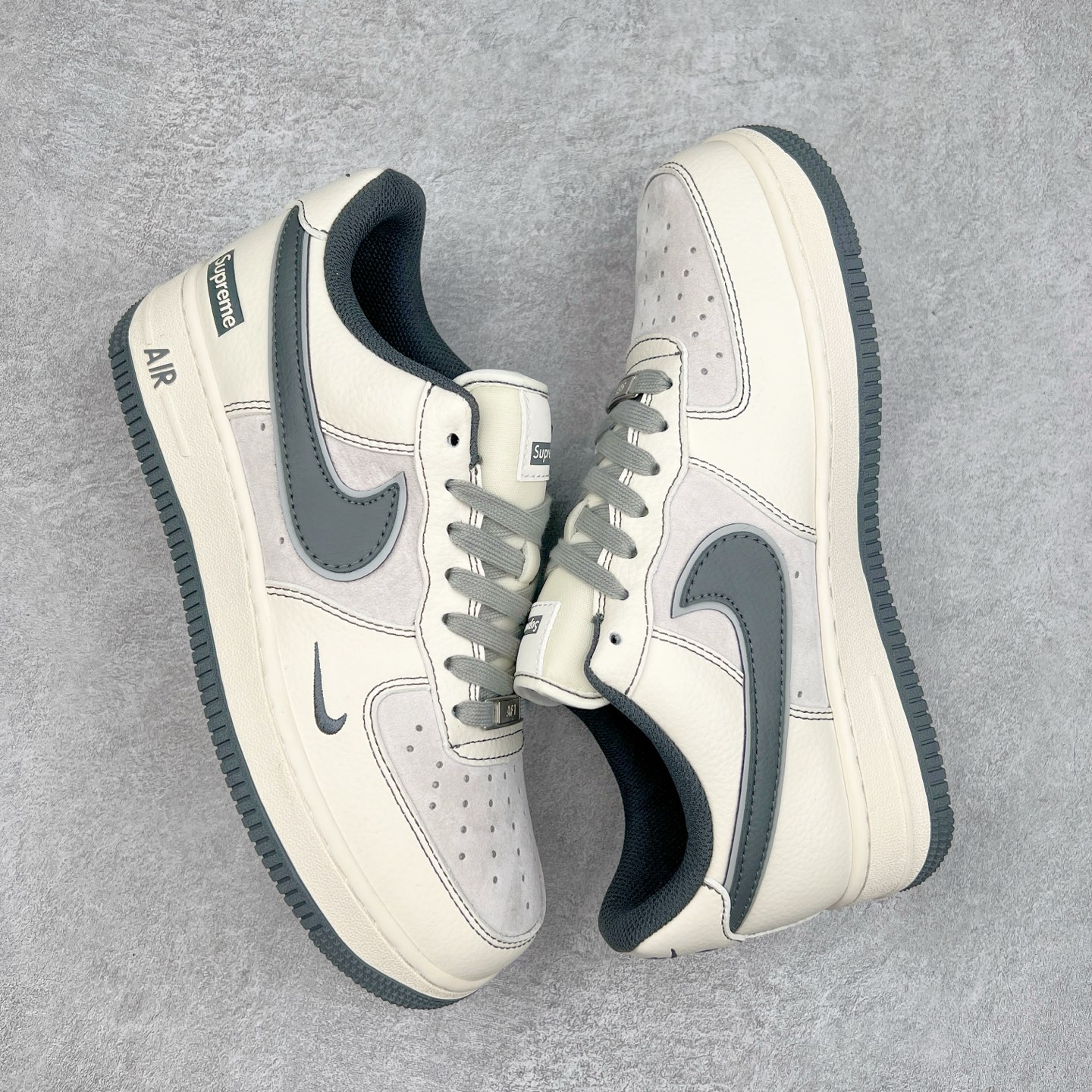 图片[3]-NK Air Force 1´07 Low 空军一号低帮百搭休闲运动板鞋 XZ6188-367 柔软、弹性十足的缓震性能和出色的中底设计 横跨复古与现代的外型结合 造就出风靡全球 三十多年的Force 1 直到今天还深受青睐 实拍调校N版已经零色差零失真 百分百还原实物色彩所见即所得 不存在货不对板色差等低级问题 选购参考实物拍摄 不混卖不参货 只用心做好货严格选品 承诺混一赔十 尺码：36 36.5 37.5 38 38.5 39 40 40.5 41 42 42.5 43 44 44.5 45-选品中心