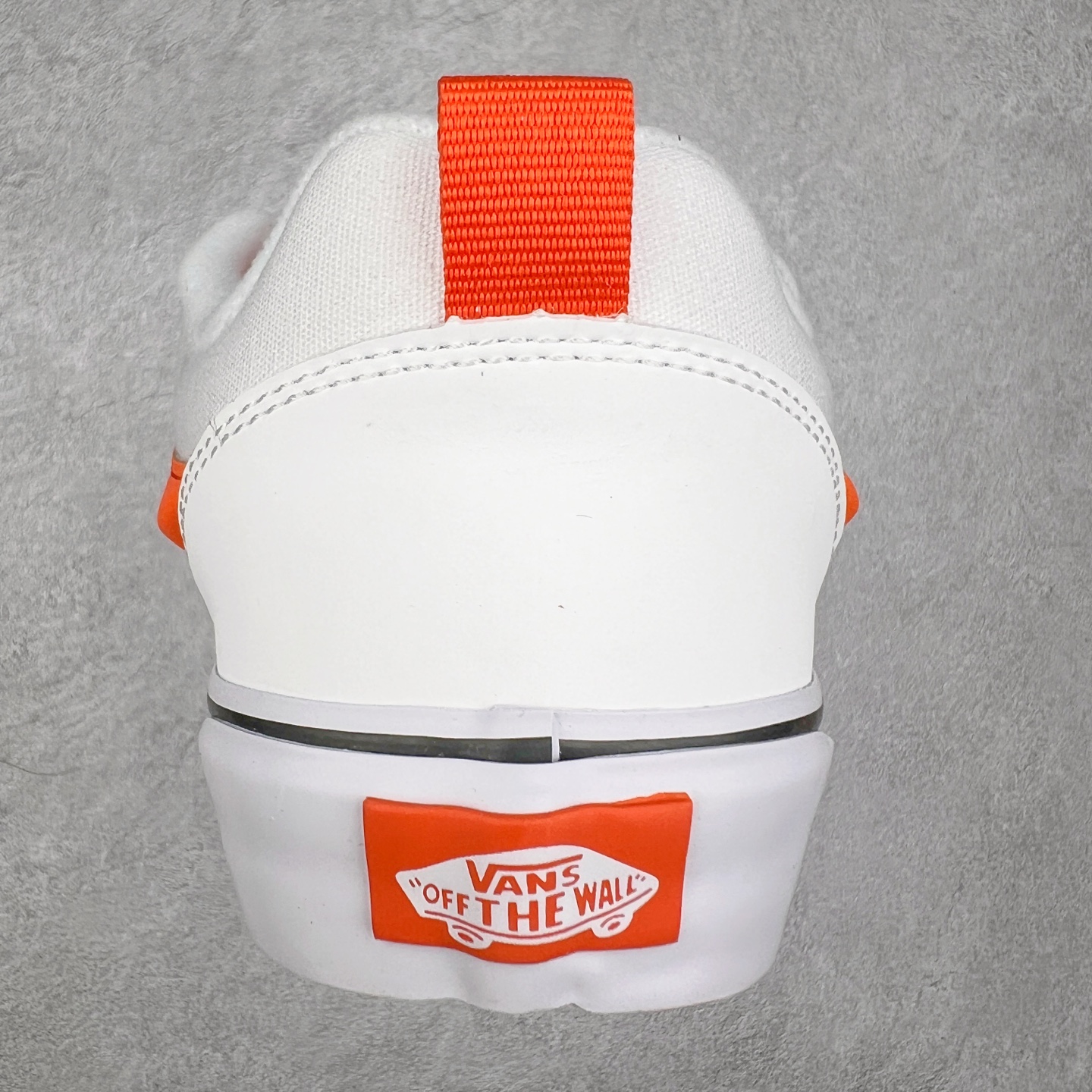 图片[8]-Vans Knu Skool 白橙色 官方新款 复古休闲胖胖面包鞋 肥胖版大LOGO原版全皮猪八面料 尺码：35 36 36.5 37 38 38.5 39 40 40.5 41 42 42.5 43 44 45 工艺：硫化1：1（重量1：1、真标、原钢印、材质标、鞋型标、合格证）-选品中心