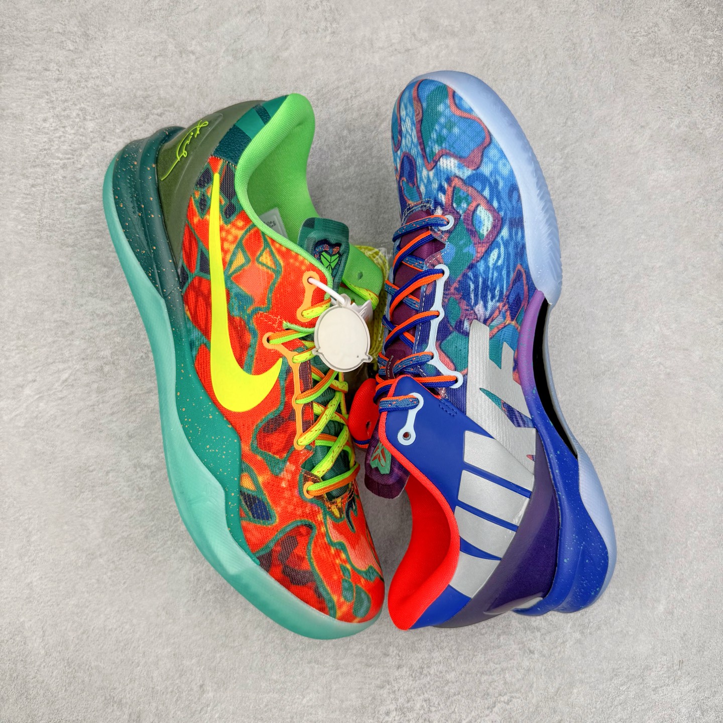 图片[3]-＃灭世海外版 NK Zoom Kobe Ⅷ System 科比8代复刻实战运动低帮文化篮球鞋 鸳鸯配色 HM9621-900 纯原海外版气垫品质吊打各路纯原 气压➕耐久双重保障 前掌ZOOM TURBO➕后掌马蹄Zoom 后掌澎湃脚感无出其右 全套冲刀改版 鞋型还原度95% 宽脚选手必入货品 鞋头2.5mm上翘空间 不挤脚 完美释放脚趾活动空间 正码正拍 脚型适配性 市场最强没有之一 鞋面工艺全新升级 100%对标正品 原厂聚氨酯蛇鳞 珠光密度同步正品 Swoosh喷漆工艺 还原度接近100% 全新后跟TPU模具 正确S型弧度 区分市场纯原（市场纯原采用公版模具 后跟TPU几乎无弧度）国产天花板橡胶配方 抓地力爆炸 海外口碑炸裂 鞋舌LOGO正确内嵌压印 原厂碳板 正确原盒 厚积薄发 王者归来 拒绝杀猪 拒绝套路 灭世纯原海外版科比系列 致力打造实战第一标杆 尺码：39-47.5 全新模具 正码正拍-选品中心