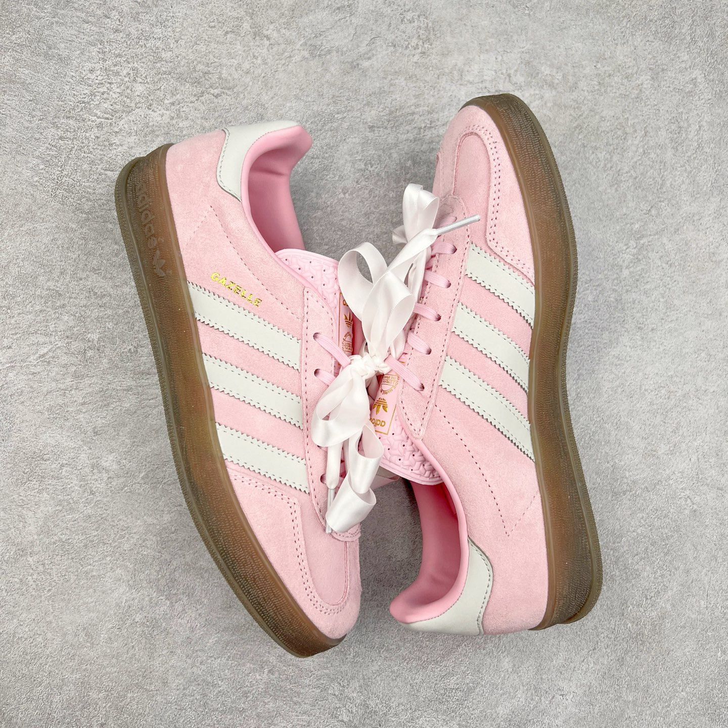 图片[3]-AD Gazelle Indoor Trainers 羚羊内训系列低帮复古百搭休闲运动德训风板鞋 JI2716 90年代经典的复刻版！自60年代以足球训练鞋面世以来,Gazelle就以其经典设计席卷全球。1991年版本的复刻,再造经典Gazelle。采用皮革打造,搭配浊色细节,让这款经典更加简约。尺码：36 36⅔ 37⅓ 38 38⅔ 39⅓ 40 40⅔ 41⅓ 42 42⅔ 43⅓ 44⅓ 44⅔ 45-选品中心