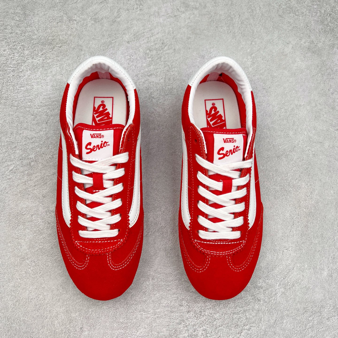 [Vans Series]VansSuperLowPro red Van Ses official retro thin-soled German t