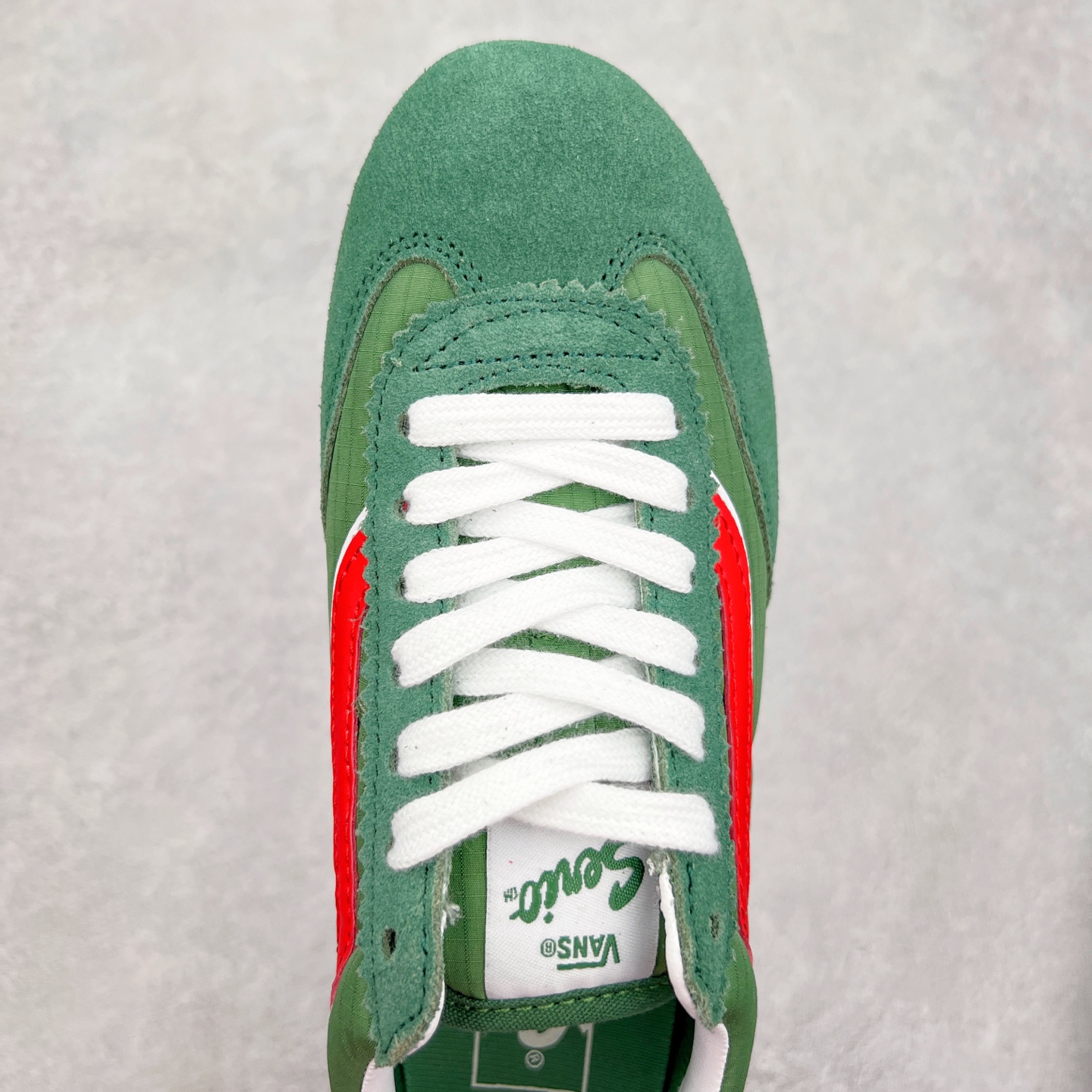 图片[4]-Vans Super Lowpro 绿色 时尚系列舒适百搭复古薄底德训鞋 货号：VN000D83BR1 尺码：35 36 36.5 37 38 38.5 39 40 40.5 41 42 42.5 43 44-选品中心