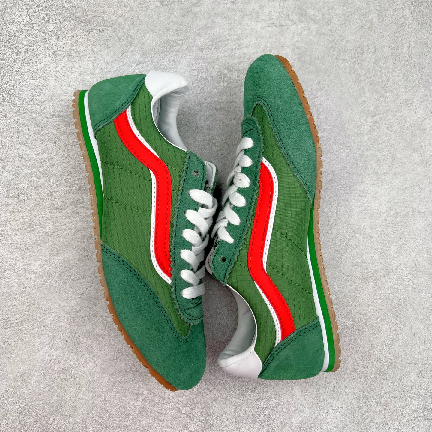 图片[3]-Vans Super Lowpro 绿色 时尚系列舒适百搭复古薄底德训鞋 货号：VN000D83BR1 尺码：35 36 36.5 37 38 38.5 39 40 40.5 41 42 42.5 43 44-选品中心