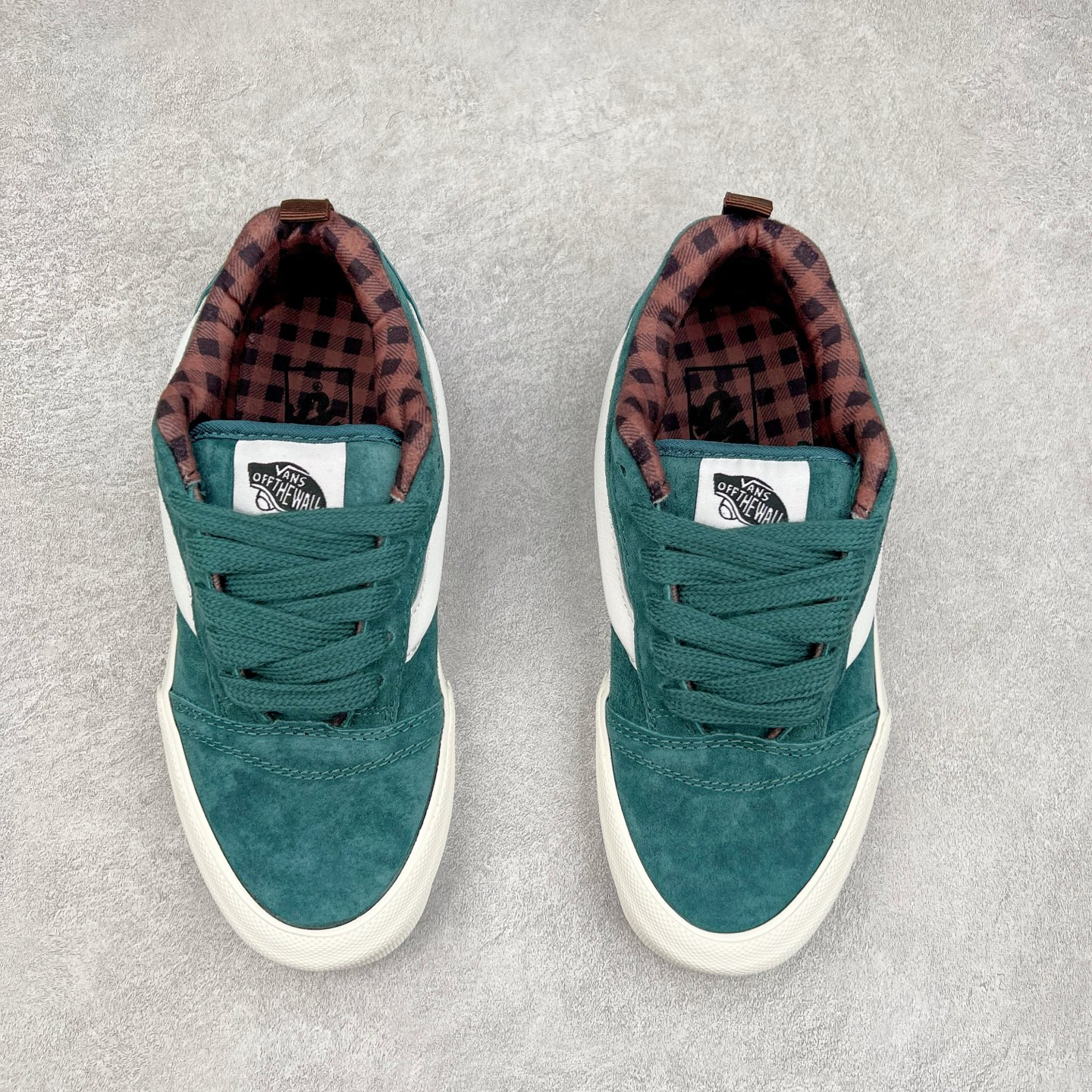 [Vans Series]VansKnuSkool Dark GreenOfficial new retro casual fat bread sho