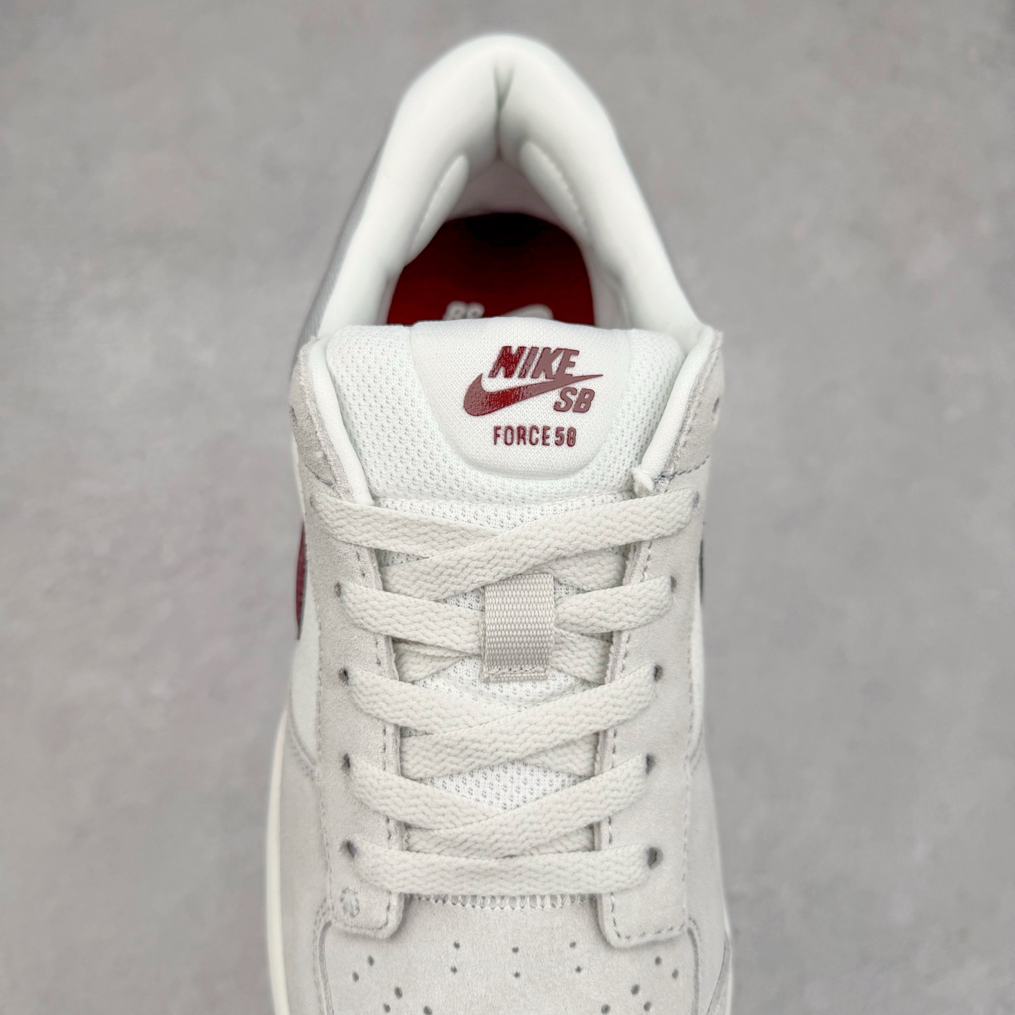 图片[5]-NK SB Force 58 空军58系列低帮休闲运动滑板板鞋 FQ7637-001 鞋面由帆布和麂皮拼接 层次感丰富 搭配硫化外底 耐磨耐穿 鞋舌及中底后跟处饰有SB Logo 表明鞋款身份 采用包边设计 经久耐穿 硫化结构则有效提升灵活性 穿上这款全新推出的创意力作 助你耀动街头 尺码：36 36.5 37.5 38 38.5 39 40 40.5 41 42 42.5 43 44 45-选品中心