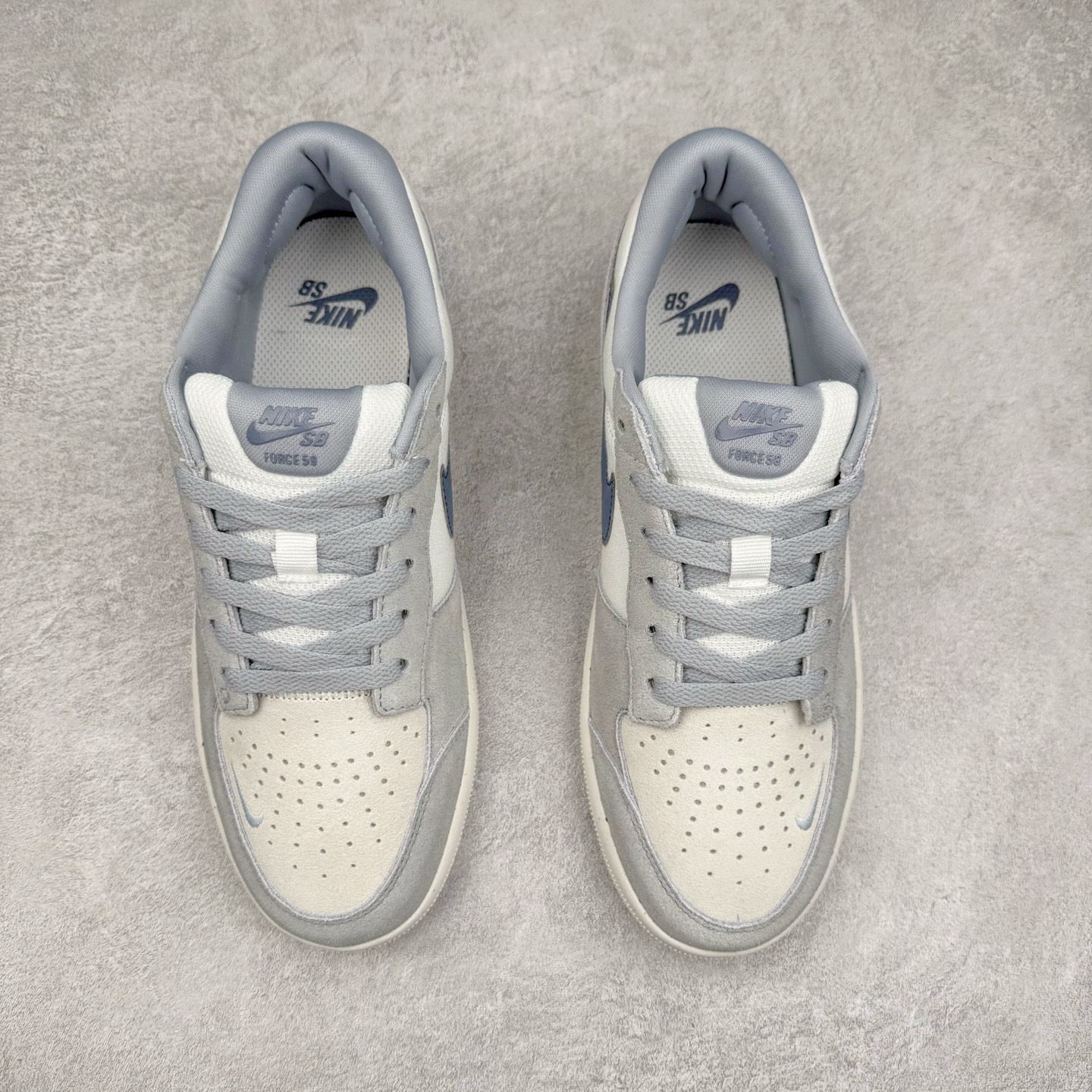 图片[2]-NK SB Force 58 空军58系列低帮休闲运动滑板板鞋 IH0636-141 鞋面由帆布和麂皮拼接 层次感丰富 搭配硫化外底 耐磨耐穿 鞋舌及中底后跟处饰有SB Logo 表明鞋款身份 采用包边设计 经久耐穿 硫化结构则有效提升灵活性 穿上这款全新推出的创意力作 助你耀动街头 尺码：36 36.5 37.5 38 38.5 39 40 40.5 41 42 42.5 43 44 45-选品中心