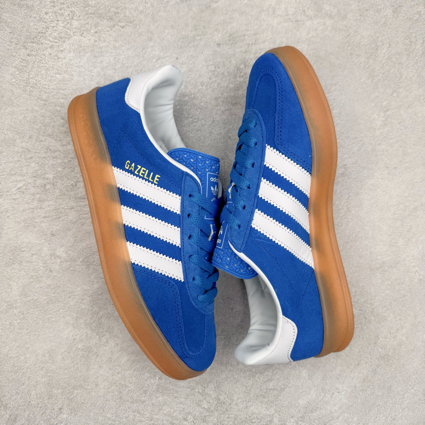 图片[3]-AD Gazelle Indoor Trainers 羚羊内训系列低帮复古百搭休闲运动德训风板鞋 JI2061 90年代经典的复刻版！自60年代以足球训练鞋面世以来,Gazelle就以其经典设计席卷全球。1991年版本的复刻,再造经典Gazelle。采用皮革打造,搭配浊色细节,让这款经典更加简约。尺码：36 36⅔ 37⅓ 38 38⅔ 39⅓ 40 40⅔ 41⅓ 42 42⅔ 43⅓ 44⅓ 44⅔ 45-选品中心