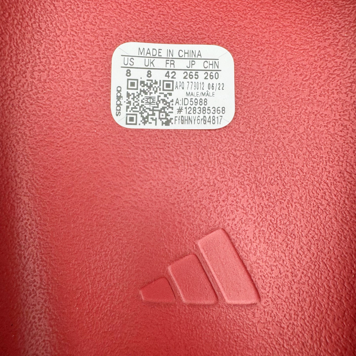 图片[12]-＃Lw纯原 YEEZY SLIDE 椰子拖鞋 大红 ID5988 同源公司EVA粒子环保塑料 原厂指令配方 弹性卡色均保持原鞋一致 匠心打造 采用原厂进口MD全套模具打造 全套原楦头 鞋口弧度大小 鞋面色泽质感同步原鞋 LOGO内侧钢印清晰工整 原厂定制原标 同比ZP 符合人体设计 独家开发至48.5码 尺码：36 37 38 39 40.5 42 43 44.5 46 47 48.5-选品中心